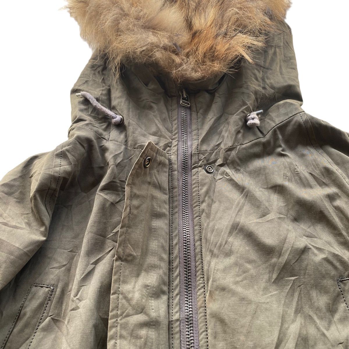 14th Addiction × Le Grande Bleu (L.G.B.) × Who Decides War Vintage A Bridge & Co Full Zip Sherpa Fur hooded Jacket Size US M / EU 48-50 / 2 - 5 Thumbnail