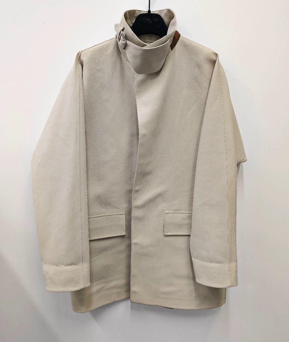 Loro Piana Loro Piana Men's Beige Trench Coat - dmc Size US XS / EU 42 / 0 - 1 Thumbnail