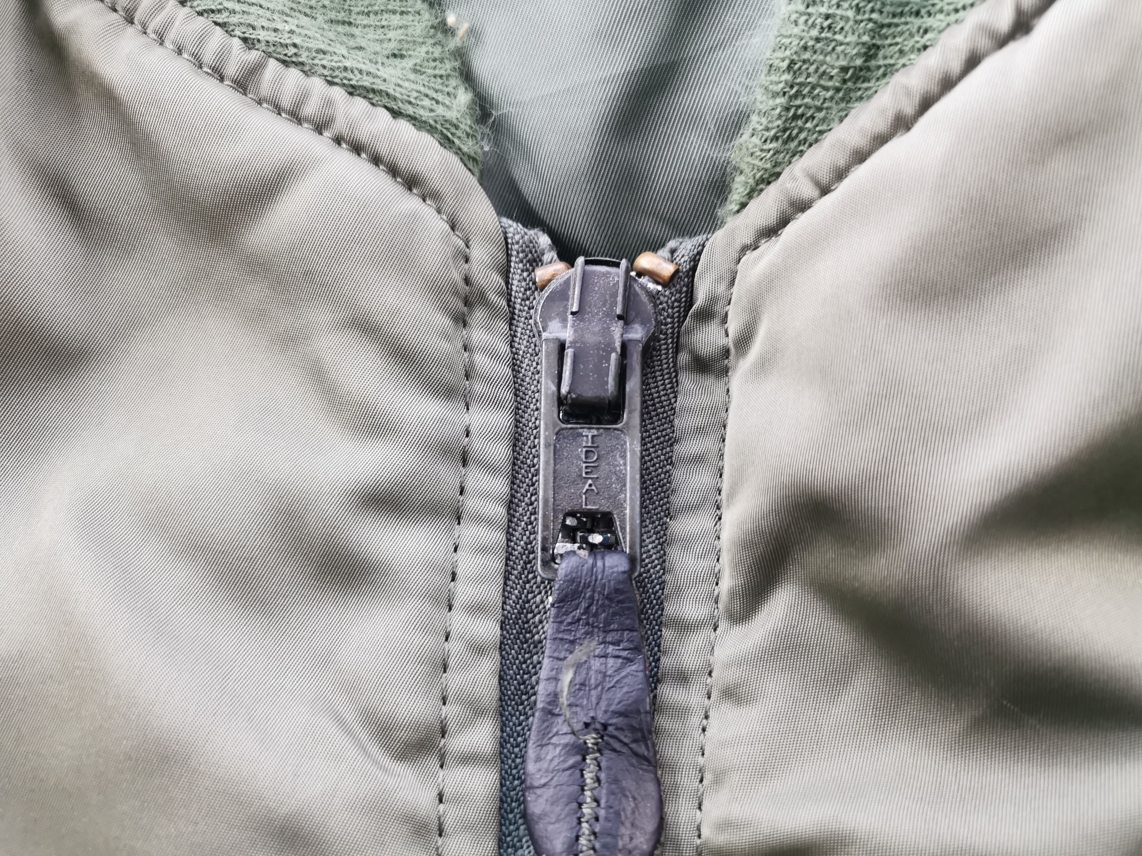 Vintage Distressed Vintage 80s Ideal MA-1 Army Bomber Nylon Jacket Size US L / EU 52-54 / 3 - 5 Thumbnail