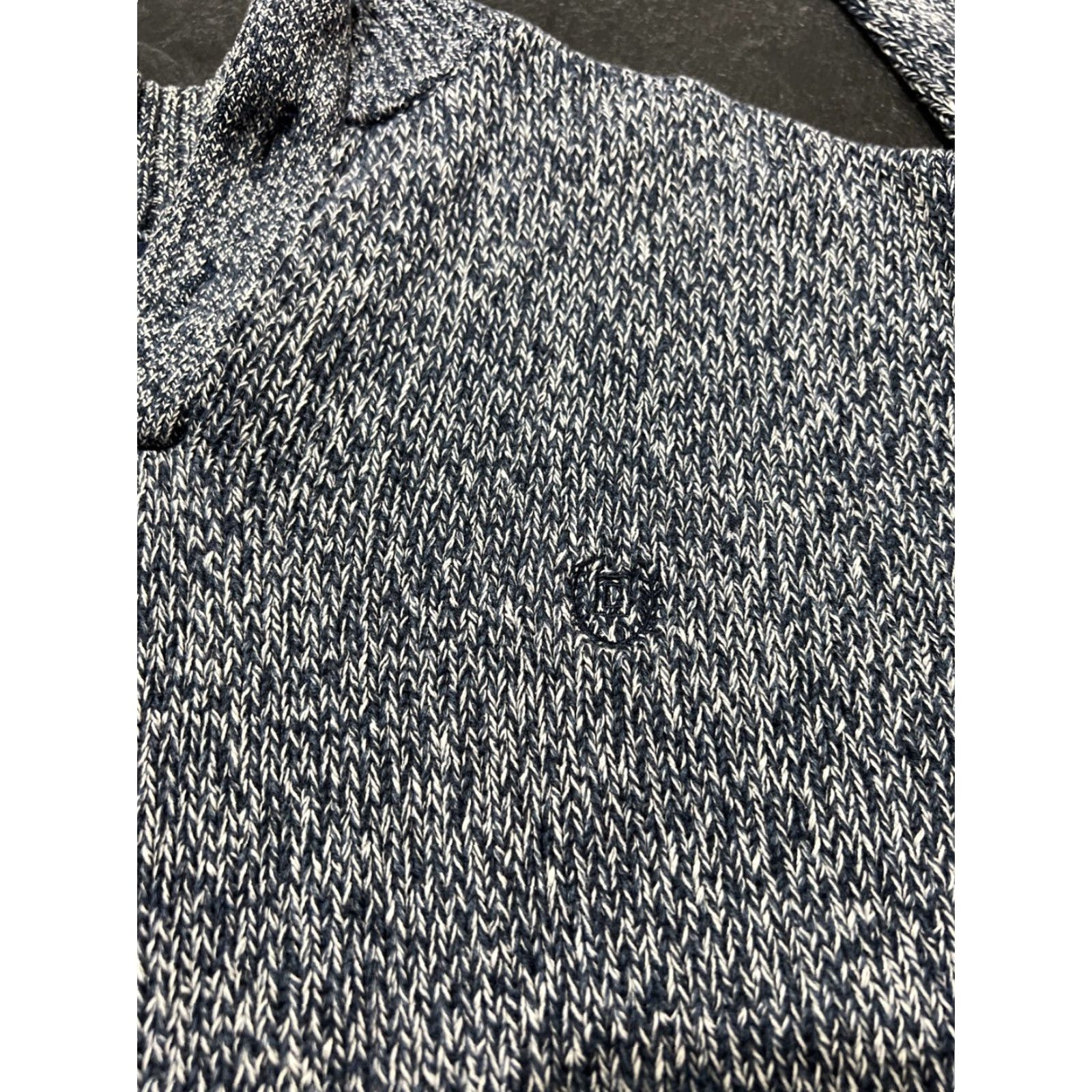 Chaps VINTAGE Chaps Men’s Sweater Pullover Cotton Long Sleeve XLT Gray Blue Casual Formal Winter Size US XL / EU 56 / 4 - 3 Thumbnail