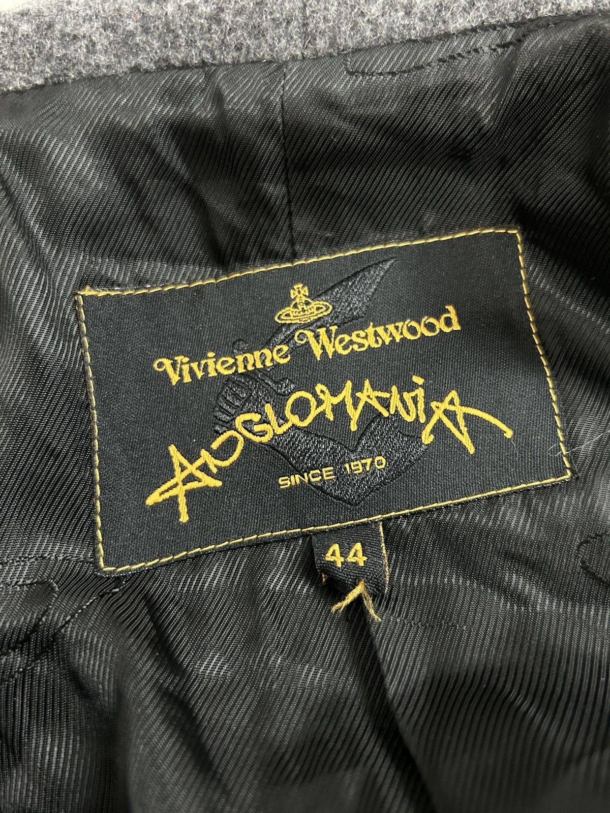 Vivienne Westwood Vivienne Westwood Anglomania Wool Coat Size 44 Grey Size M / US 6-8 / IT 42-44 - 9 Thumbnail