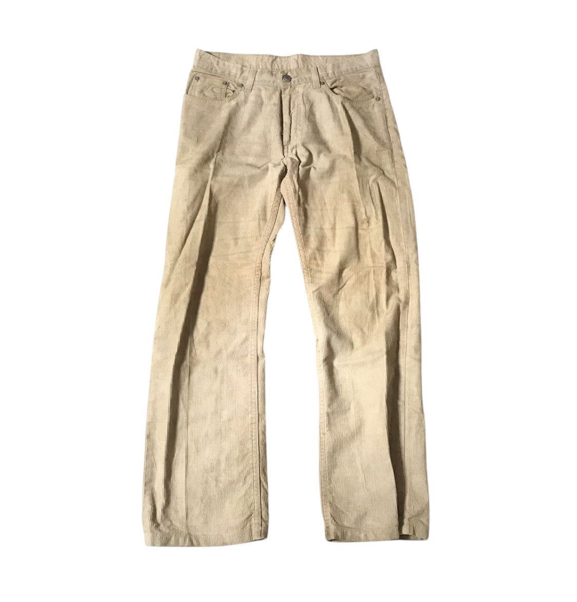 Helmut Lang Vintage helmut lang relaxed cut faded corduroy trousers Size US 29 - 1 Thumbnail