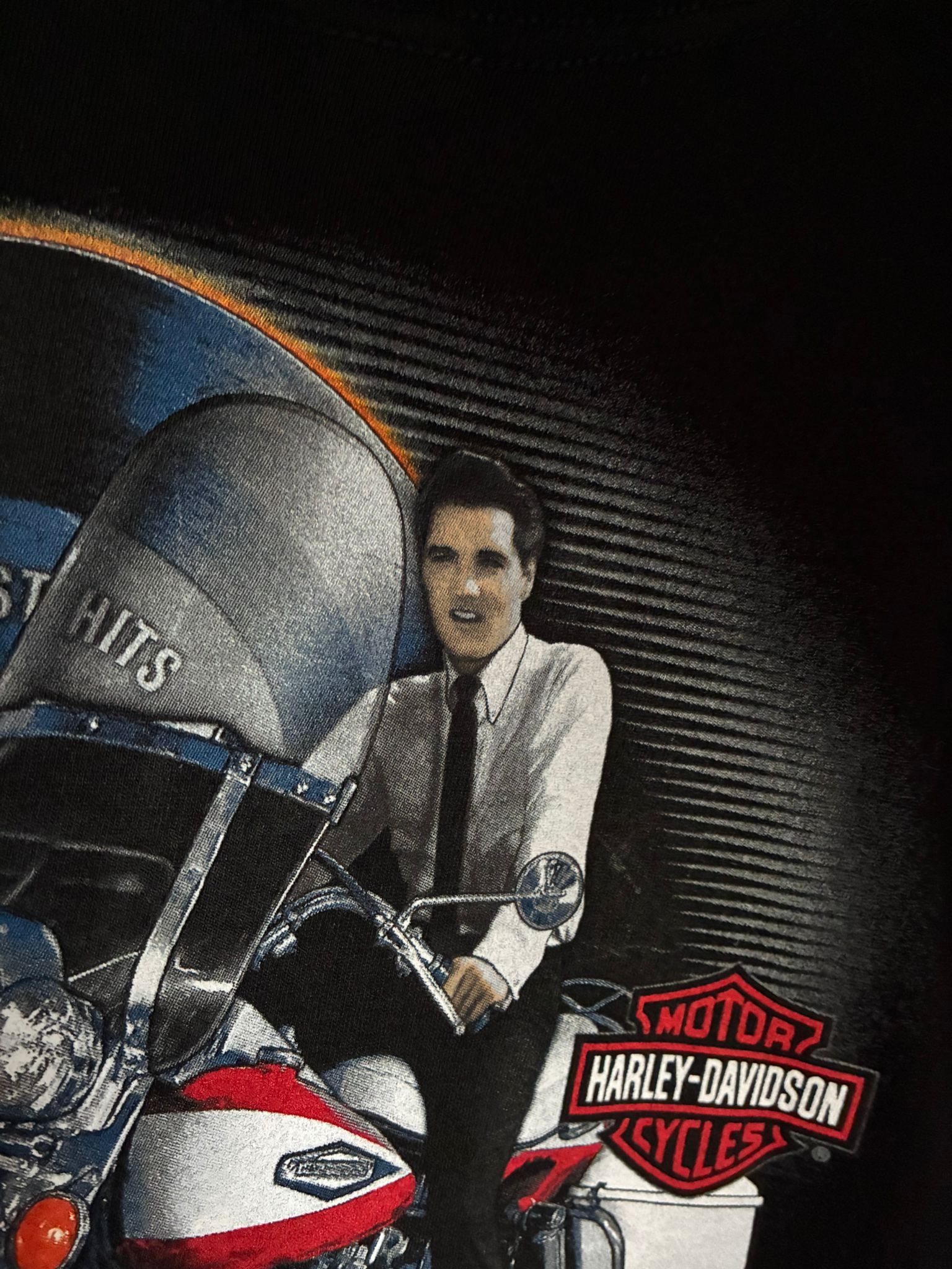 Harley Davidson Vintage Harley Davidson Elvis Presley band tee rock racing Size US L / EU 52-54 / 3 - 9 Thumbnail