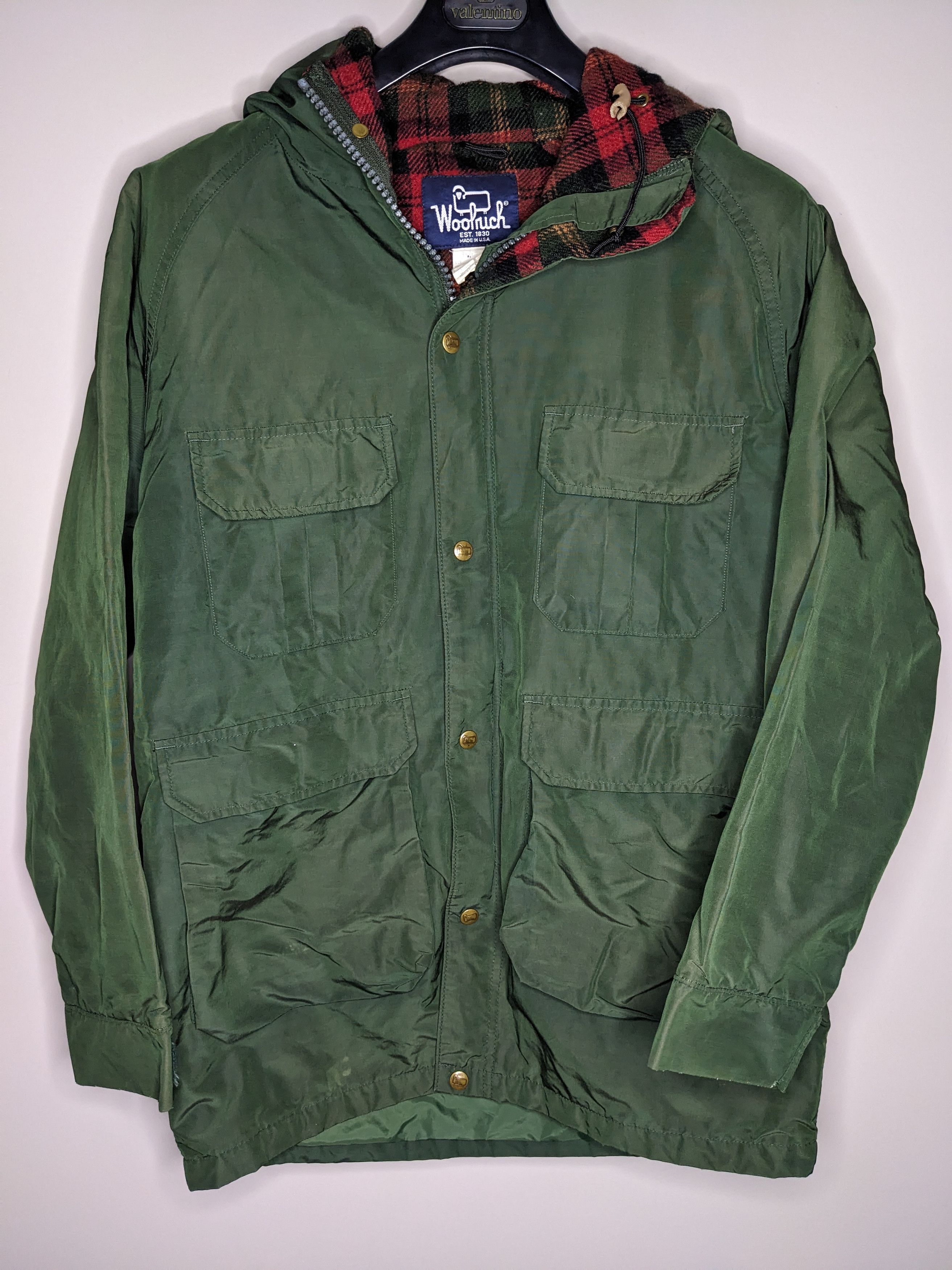 Woolrich Woolen Mills VTG Woolrich Mountain Parka Jacket Medium Nylon Wool Plaid Size US M / EU 48-50 / 2 - 1 Thumbnail