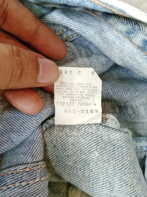 Levi's × Vintage 80s Vintage Levis 501 Made In USA Distressed Jeans 34x32 Size US 34 / EU 50 - 8 Thumbnail