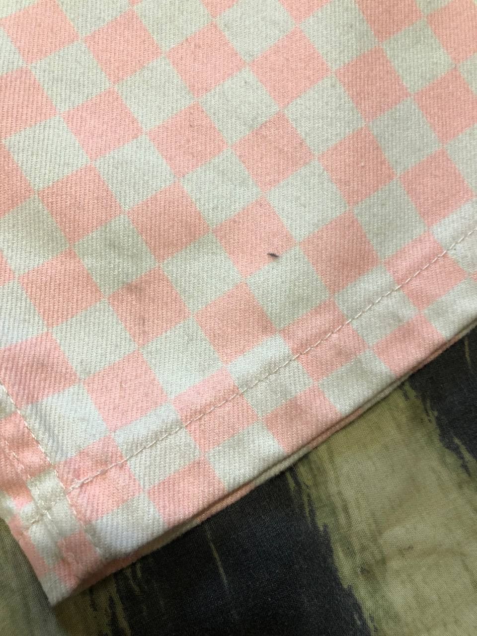 The Ragged Priest The Ragged Priest FASHION Pink and Cream Checkered Jeans Size 34" / US 12 / IT 48 - 20 Thumbnail