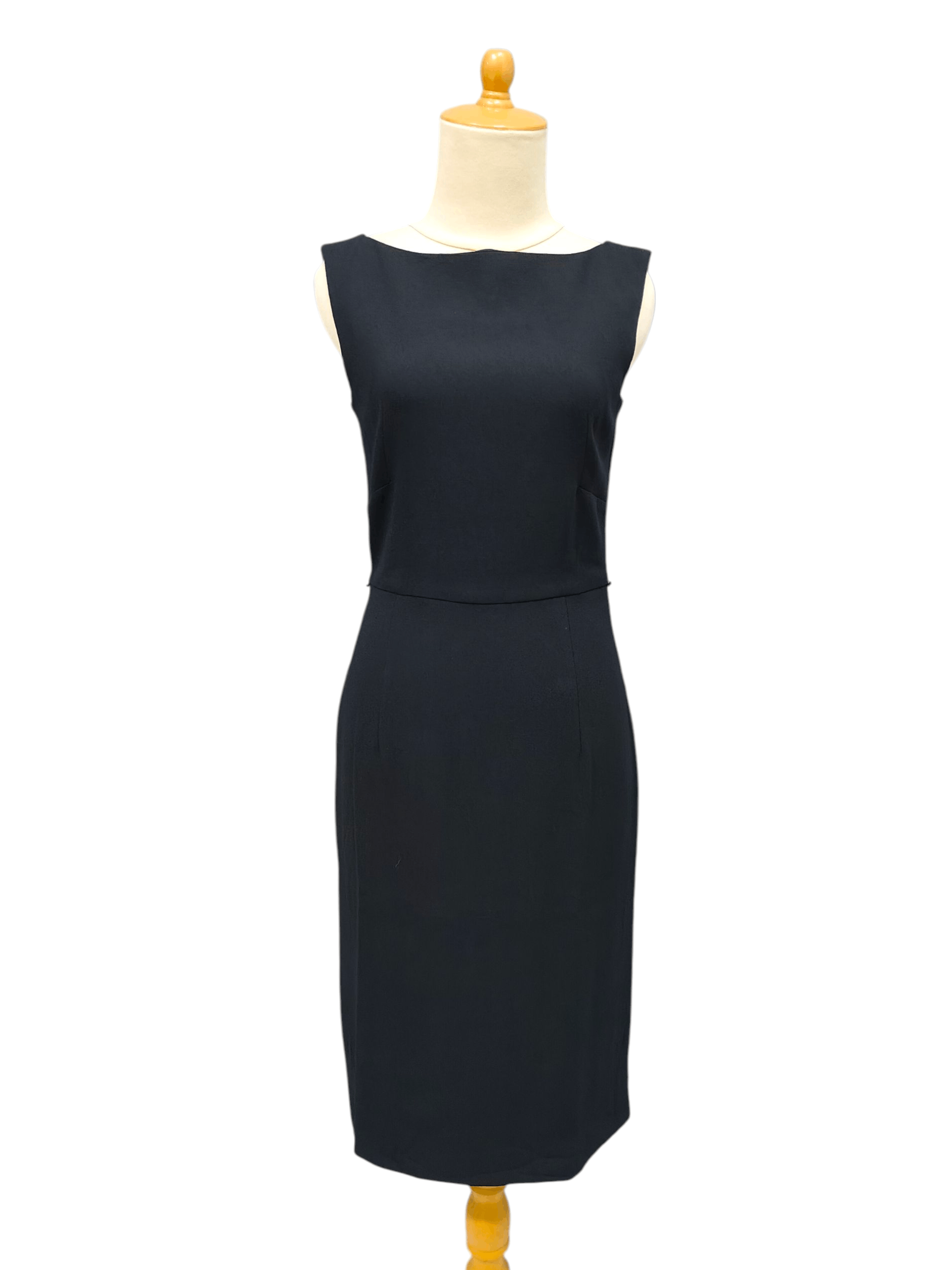 Issey Miyake 90s Kumikyoku by Issey Co Rayon Sleevelese Sheath Dress Size M / US 6-8 / IT 42-44 - 1 Thumbnail