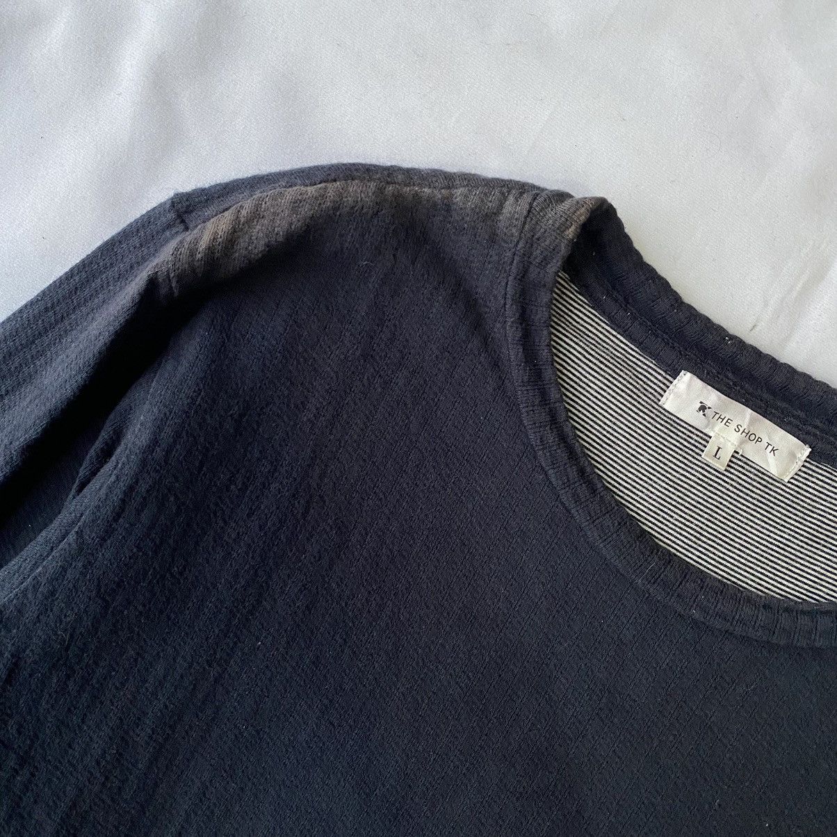 If Six Was Nine × Japanese Brand × Le Grande Bleu (L.G.B.) Japanese Double Layer Gothic Style Long Sleeve Tees Size US L / EU 52-54 / 3 - 5 Thumbnail