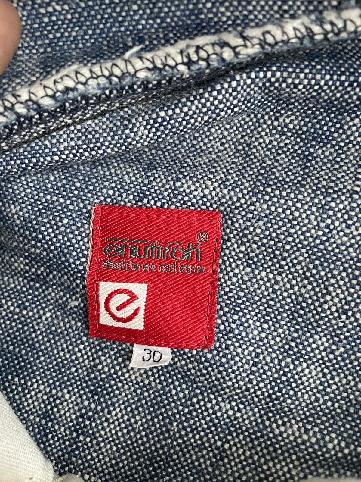 Japanese Brand ENUFIROH DENIM PANT Size US 30 / EU 46 - 6 Thumbnail