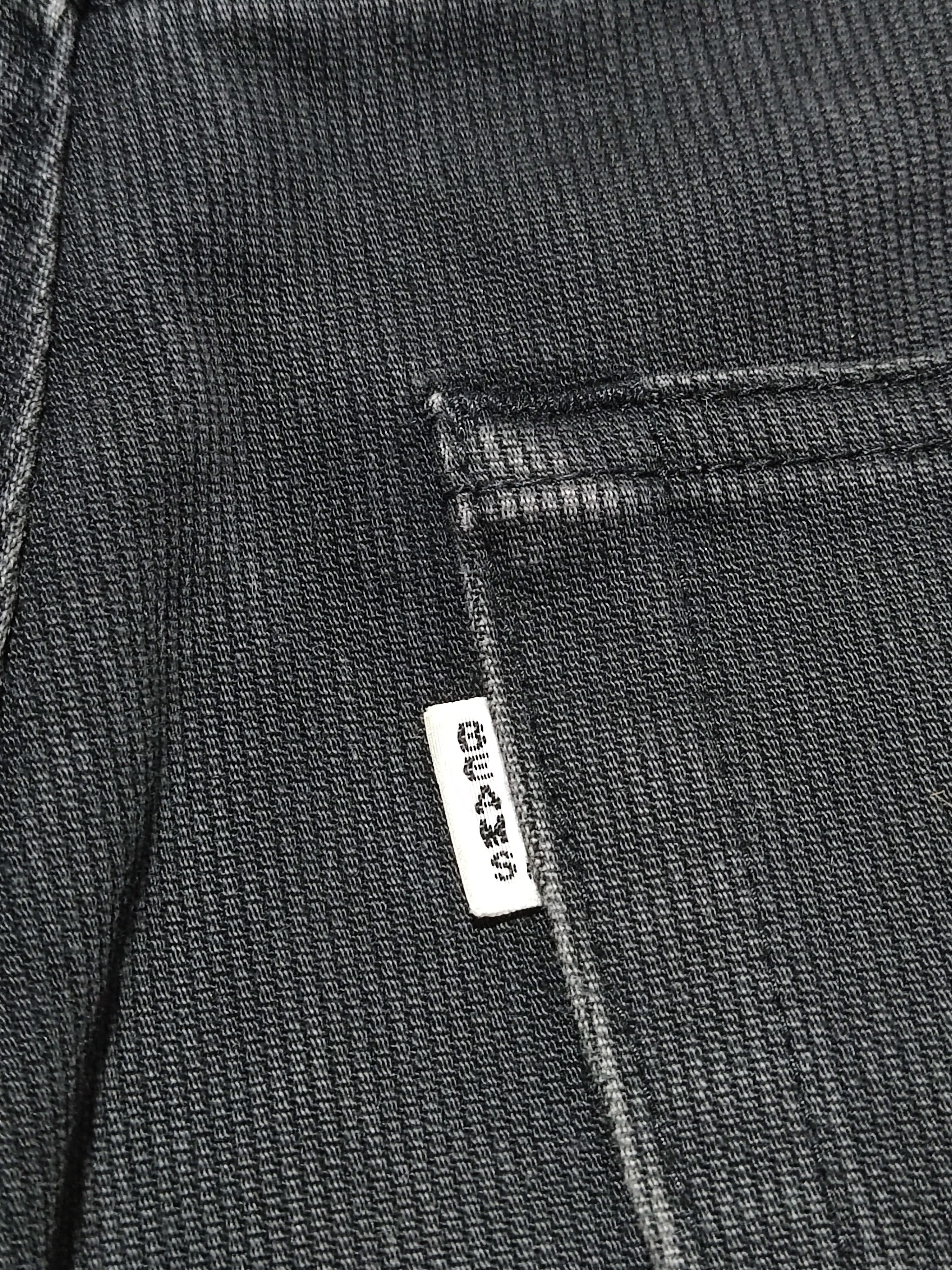 Beams Plus × Levi's BEAMS Pique Knit Faded Black Denim Trousers White Tab Size US 29 - 13 Thumbnail