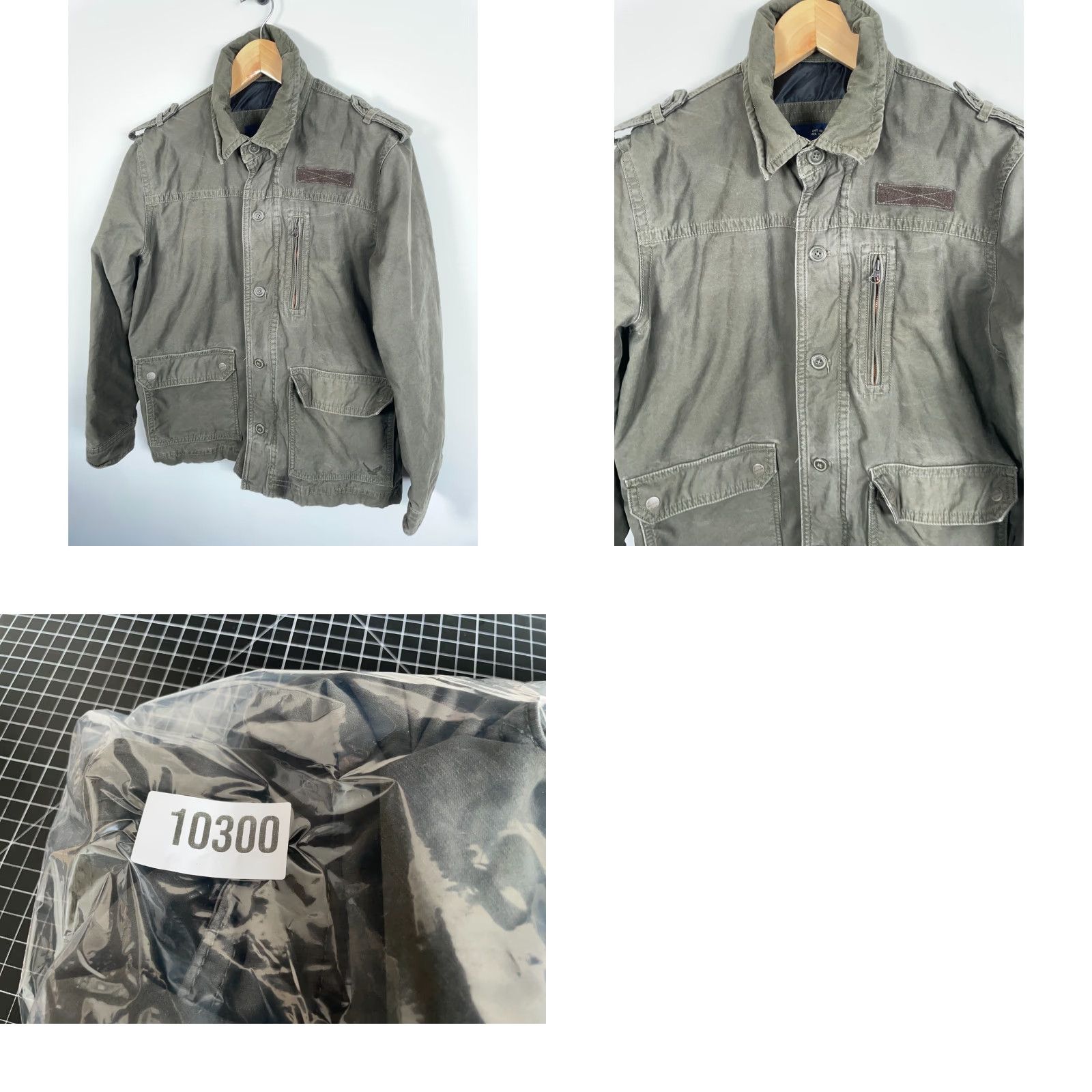 American Eagle Outfitters American Eagle Outfitters Military Jacket Men's XL Green Zip Up Insulated Size US XL / EU 56 / 4 - 9 Thumbnail