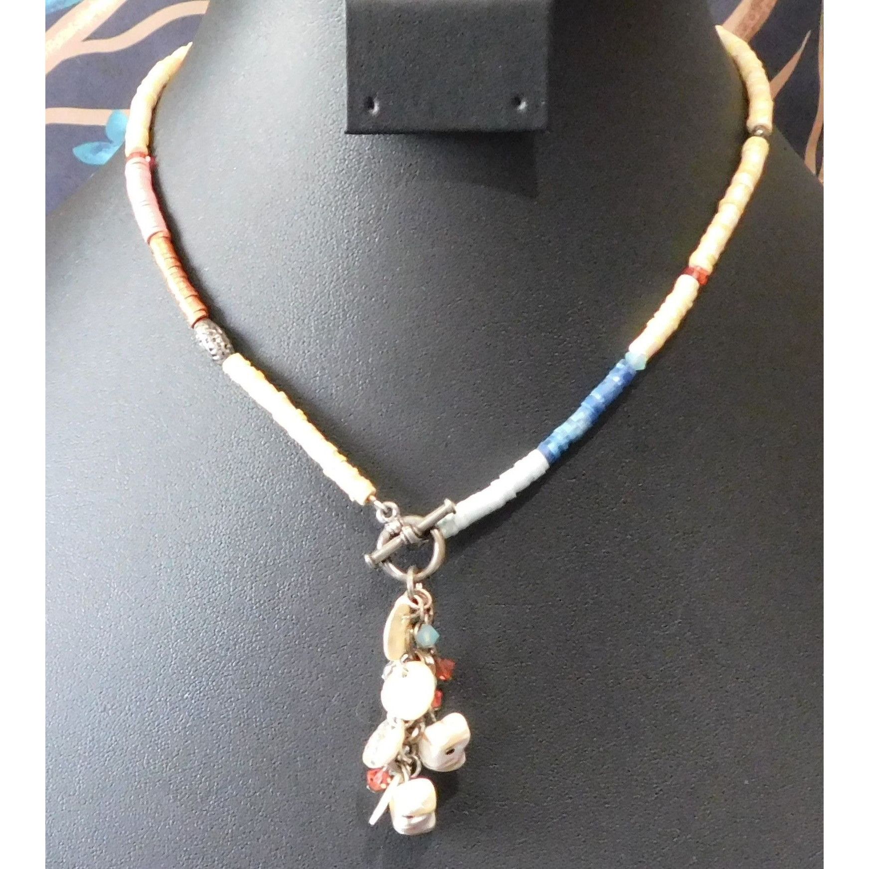 Other Beachy Sparkly Shell Y Drop Beaded Necklace Size ONE SIZE - 3 Thumbnail