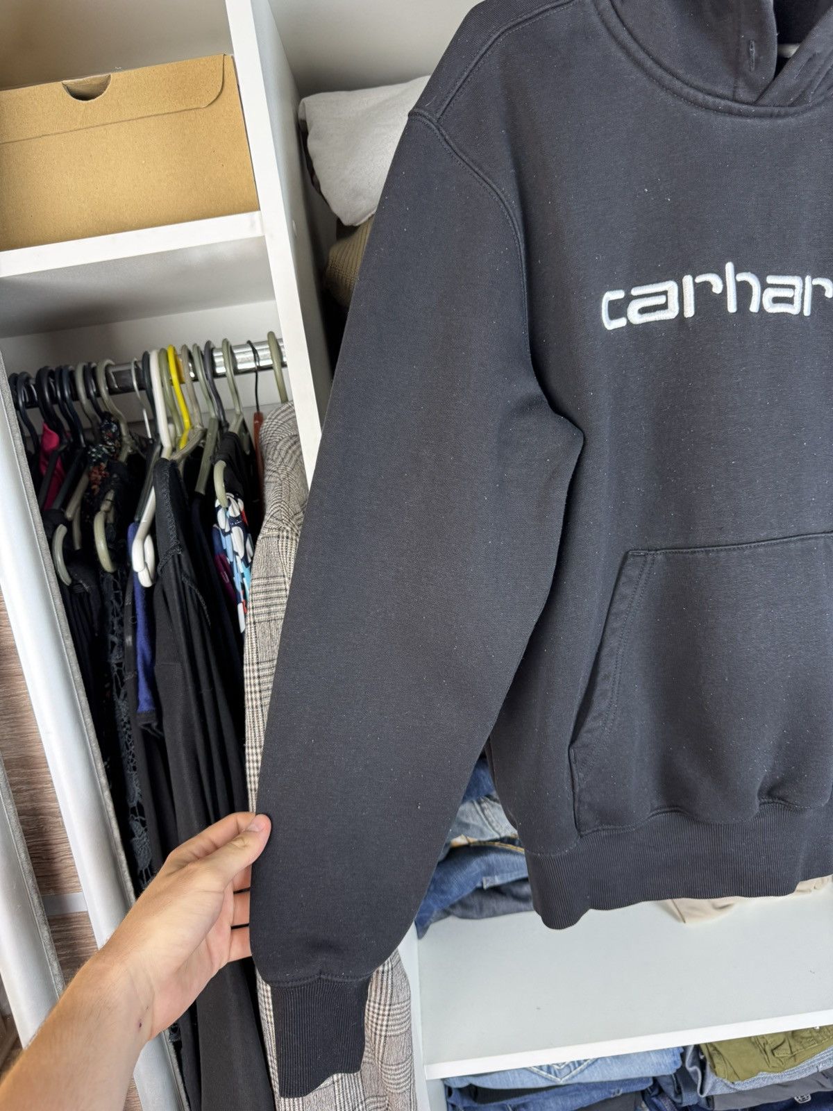 Carhartt Carhartt Big Logo Hooded Sweat Size US S / EU 44-46 / 1 - 7 Thumbnail