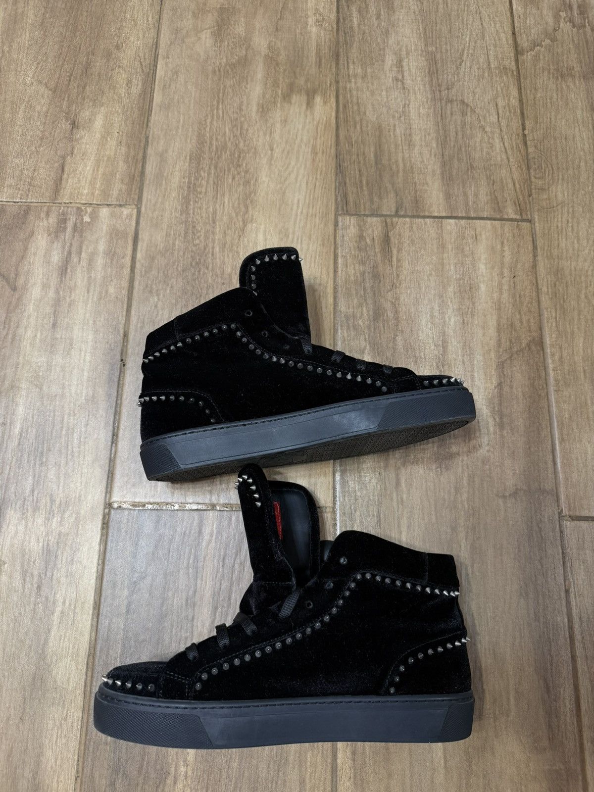 Philipp Plein Philipp Plein archive spike sneakers velvet high top Size US 8 / EU 41 - 7 Thumbnail