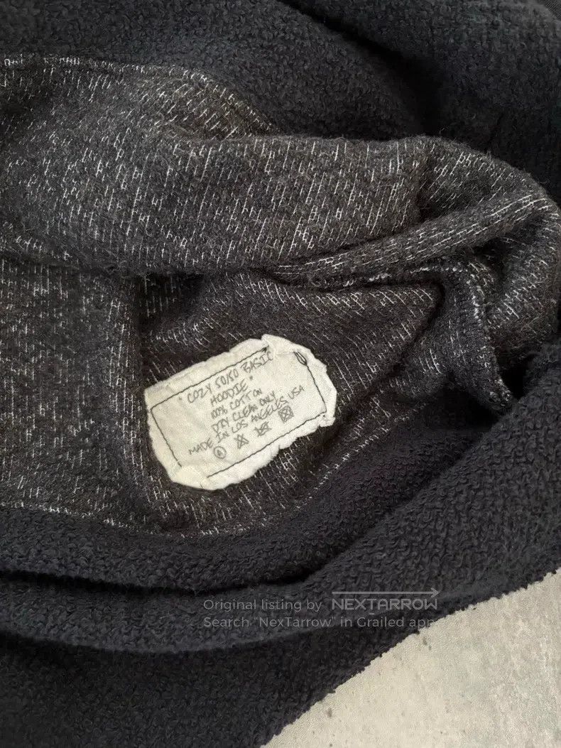 Greg Lauren Greg Lauren Black Cotton Patchwork Sweatshirt Size US M / EU 48-50 / 2 - 4 Thumbnail