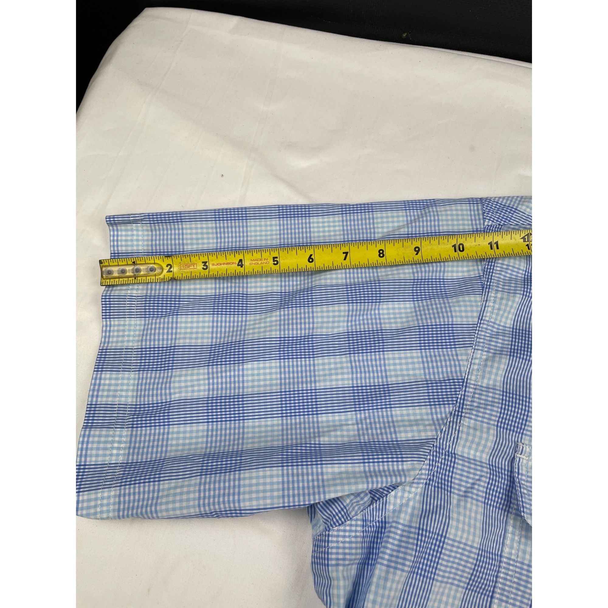 Other Bimini Bay Men's Blue Checkered Button Up/Short Sleeve Shirt Size US XL / EU 56 / 4 - 8 Thumbnail