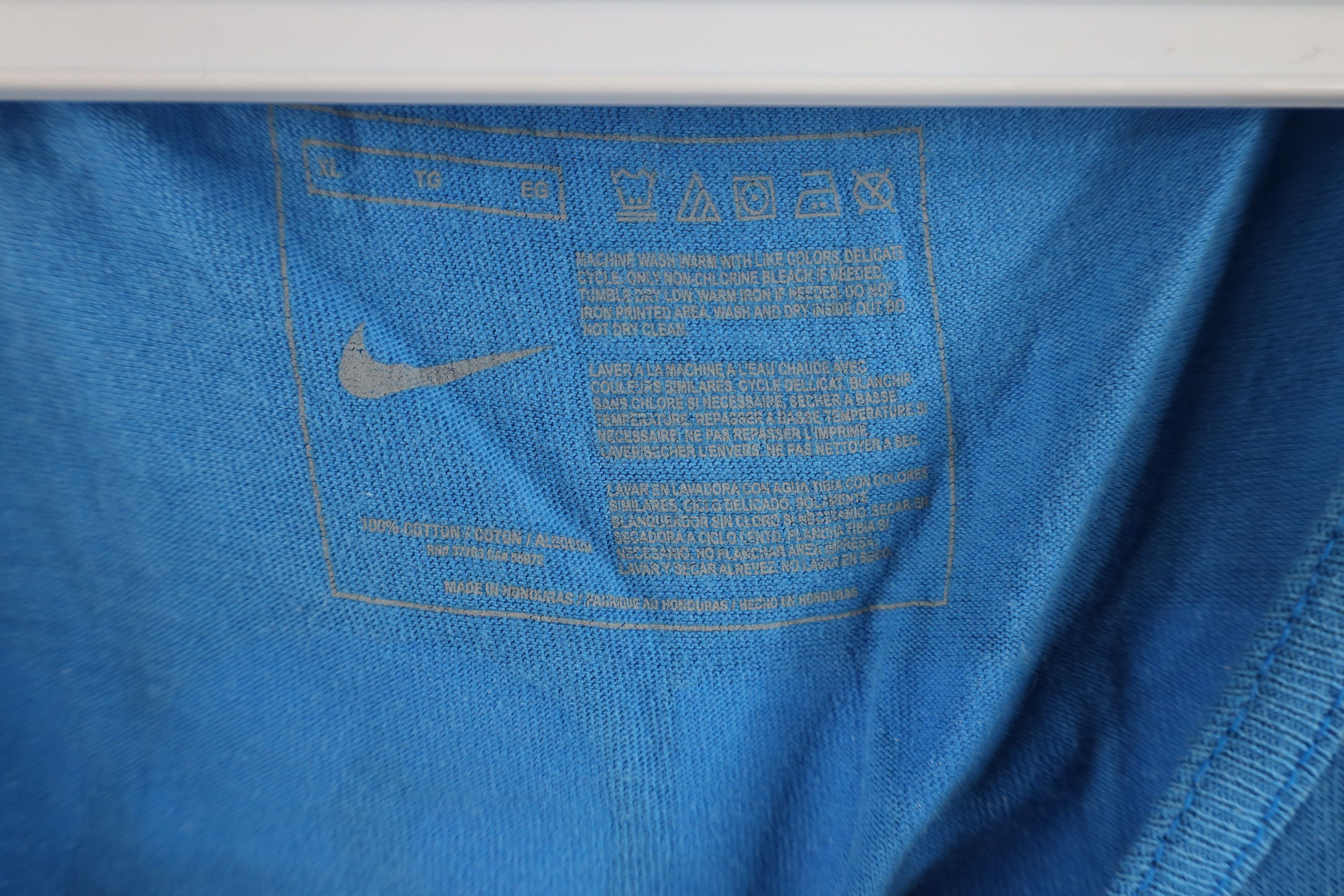 Nike × Vintage Vintage Nike Swim My Splash Tank Top T-Shirt Blue Cotton Size US L / EU 52-54 / 3 - 8 Thumbnail