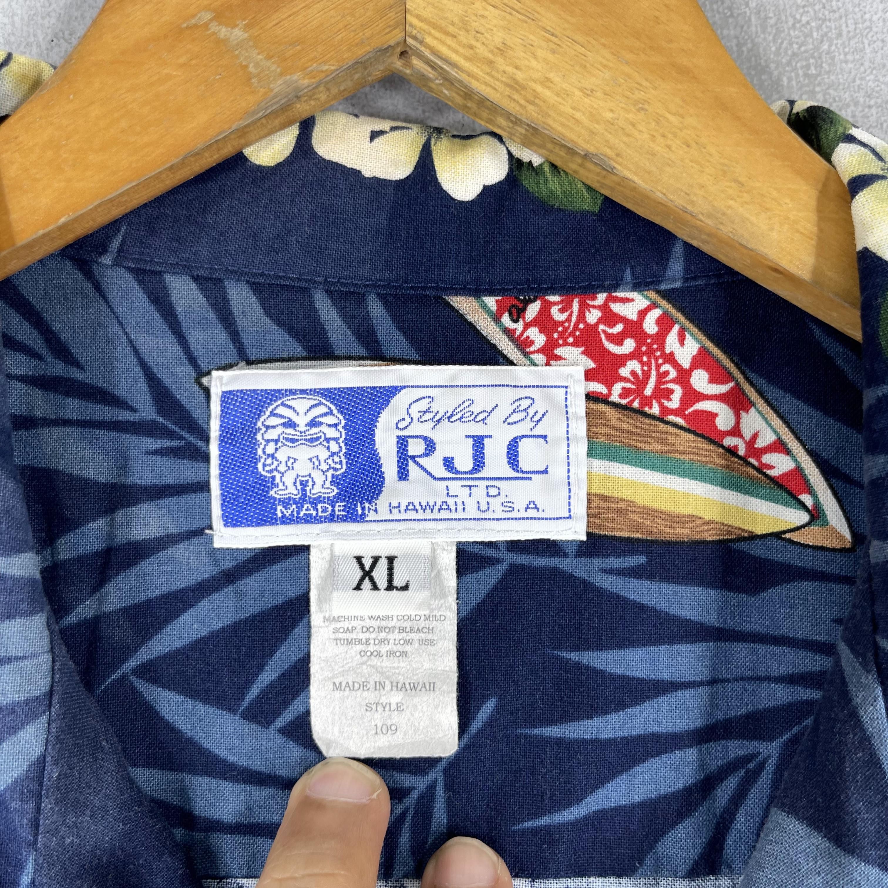 Vintage Vintage RJC Hawaii Tropical Classic Cars Motive Shirt Size US XL / EU 56 / 4 - 8 Thumbnail