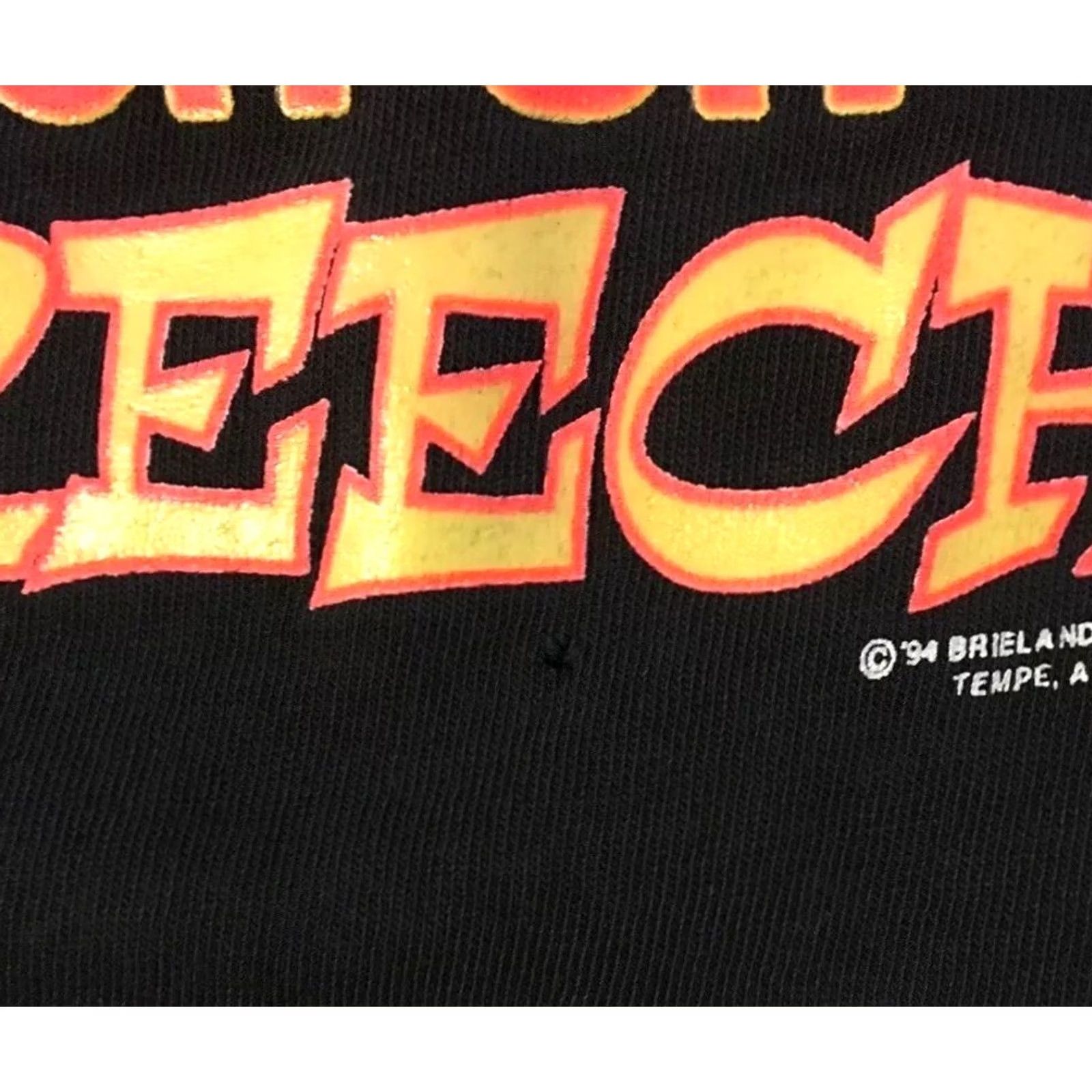 Vintage VINTAGE Screech Cat Faded Distress Halloween Shirt S Funny Animal Cartoon Grunge Shirt Mens Black 90s``` Size US S / EU 44-46 / 1 - 7 Thumbnail