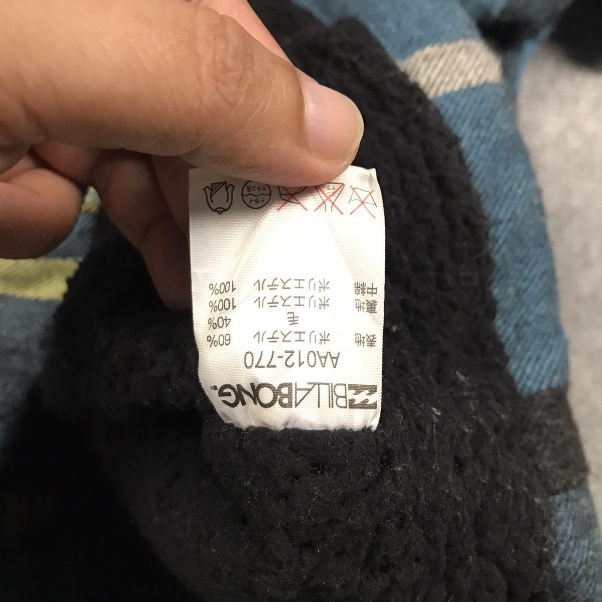 Billabong BILLABONG FLANNEL ZIPPER WOOL JACKET Size US L / EU 52-54 / 3 - 15 Thumbnail