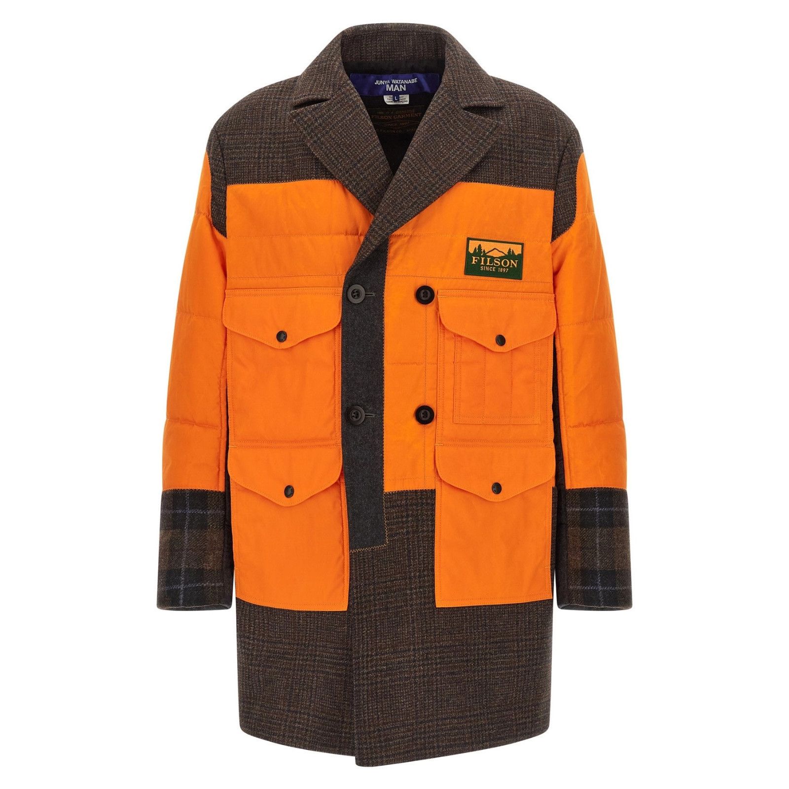 Junya Watanabe JUNYA WATANABE Patchwork Coat New & Authentic (Men's size:L; Size US L / EU 52-54 / 3 - 1 Thumbnail