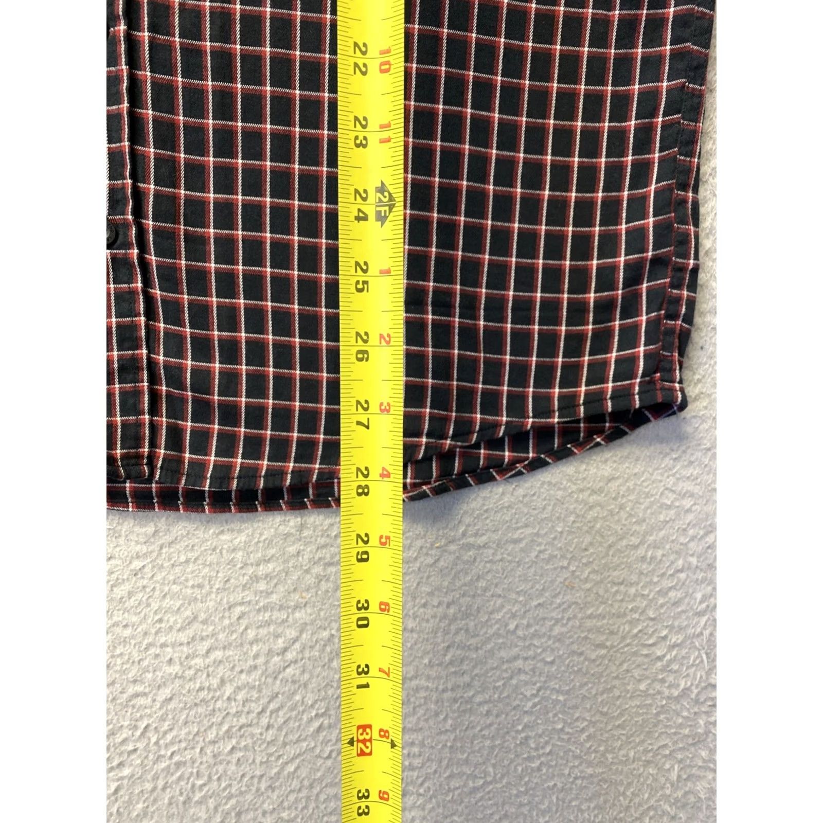 Lands' End Lands' End Button-Up Shirt Men L Blue Red Check Long Sleeve Cotton Poplin Casual Size US L / EU 52-54 / 3 - 6 Thumbnail
