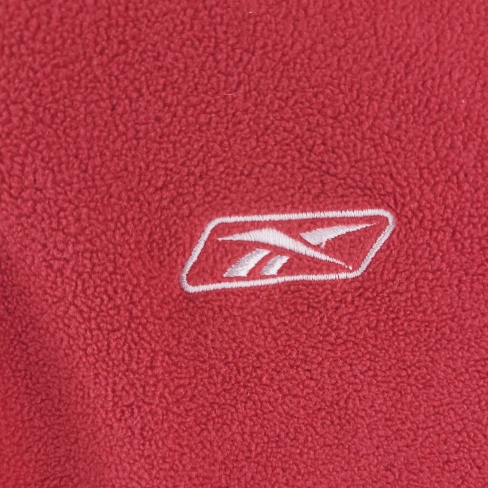Reebok Reebok Sweater Mens 2XL Red Fleece Pullover Quarter Zip Size US XXL / EU 58 / 5 - 2 Thumbnail