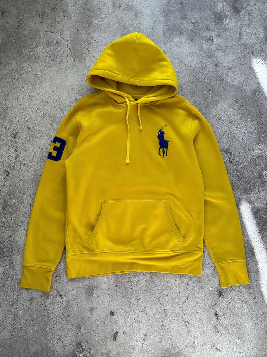 Polo ralph best sale lauren yellow hoodie