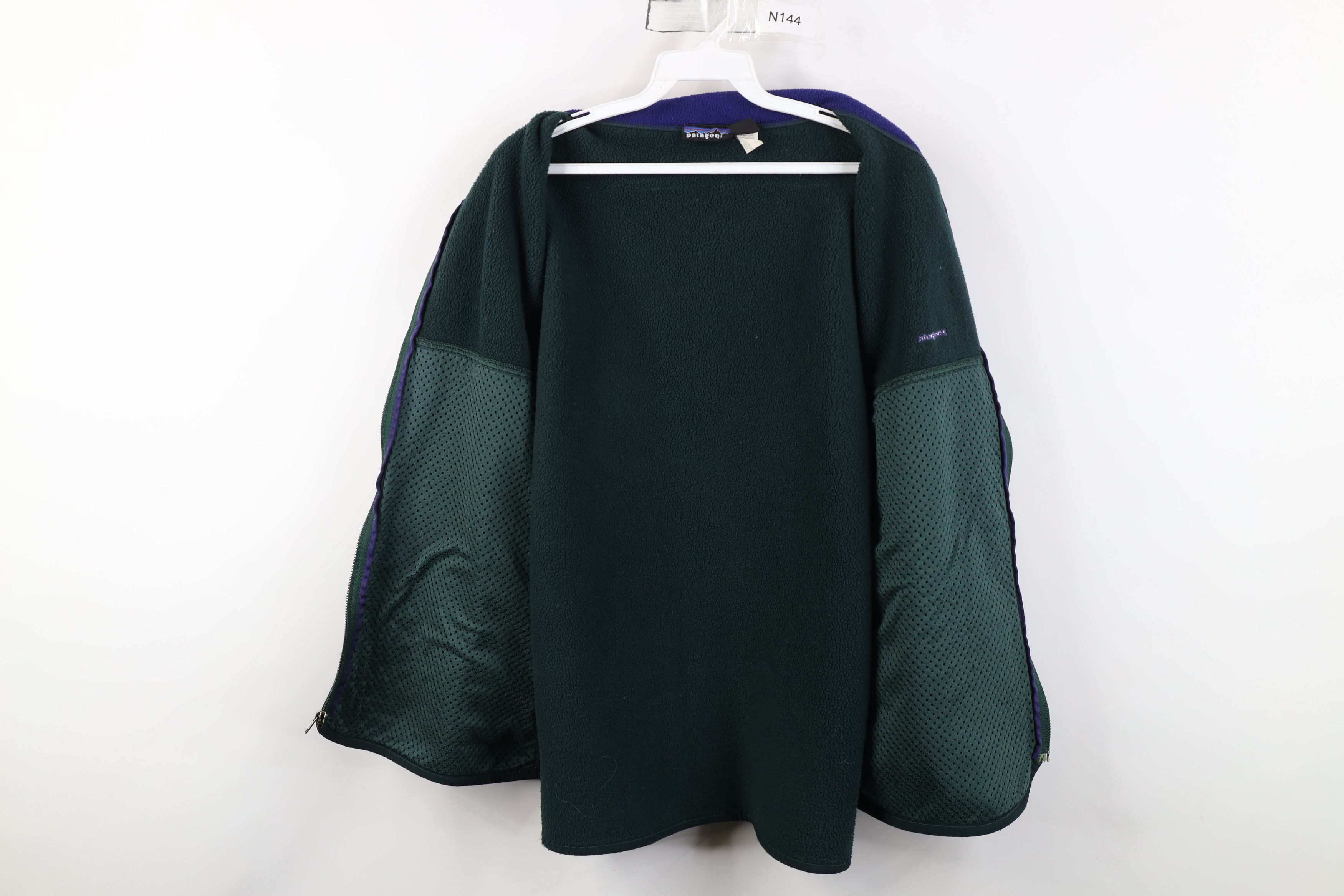 Patagonia Vintage 90s Patagonia Full Zip Fleece Vest Jacket Green USA Size US L / EU 52-54 / 3 - 10 Thumbnail
