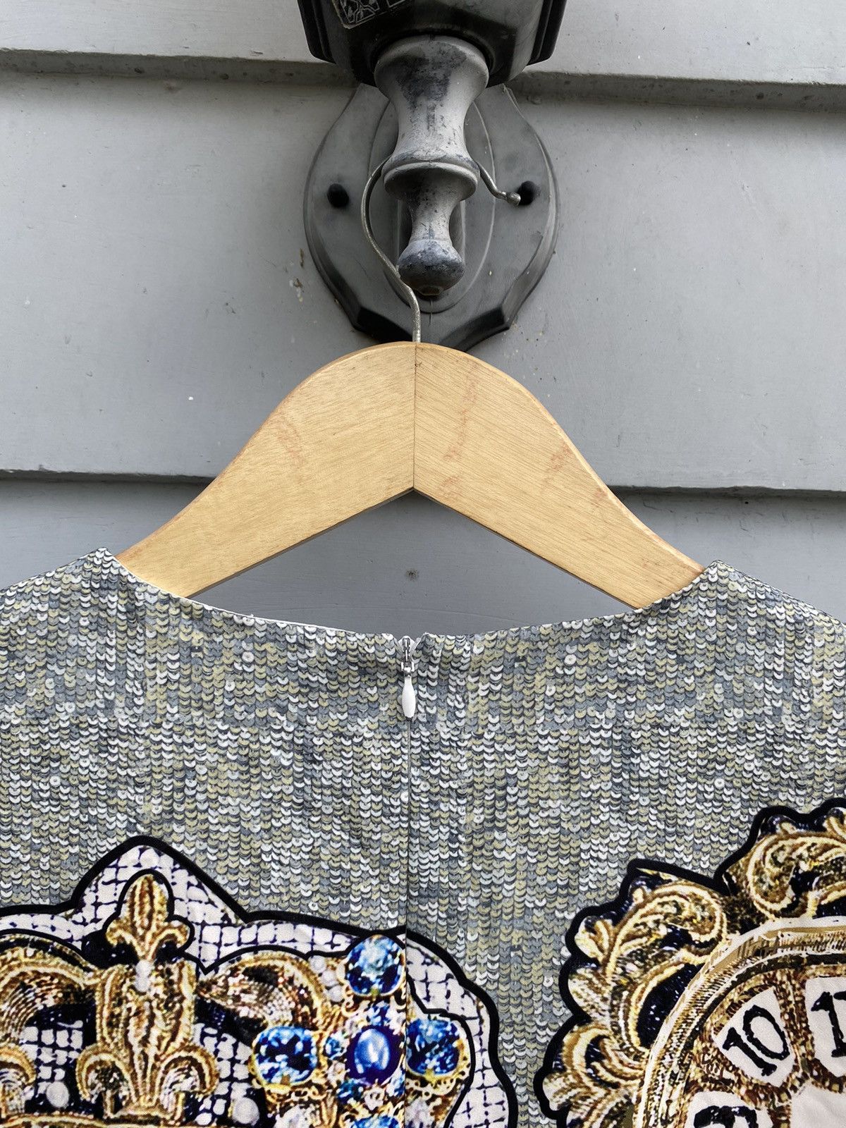 Vintage Pas La Ver Tic Tac Cupid Clock Dress Style & Diamond Details Size L / US 10 / IT 46 - 11 Thumbnail