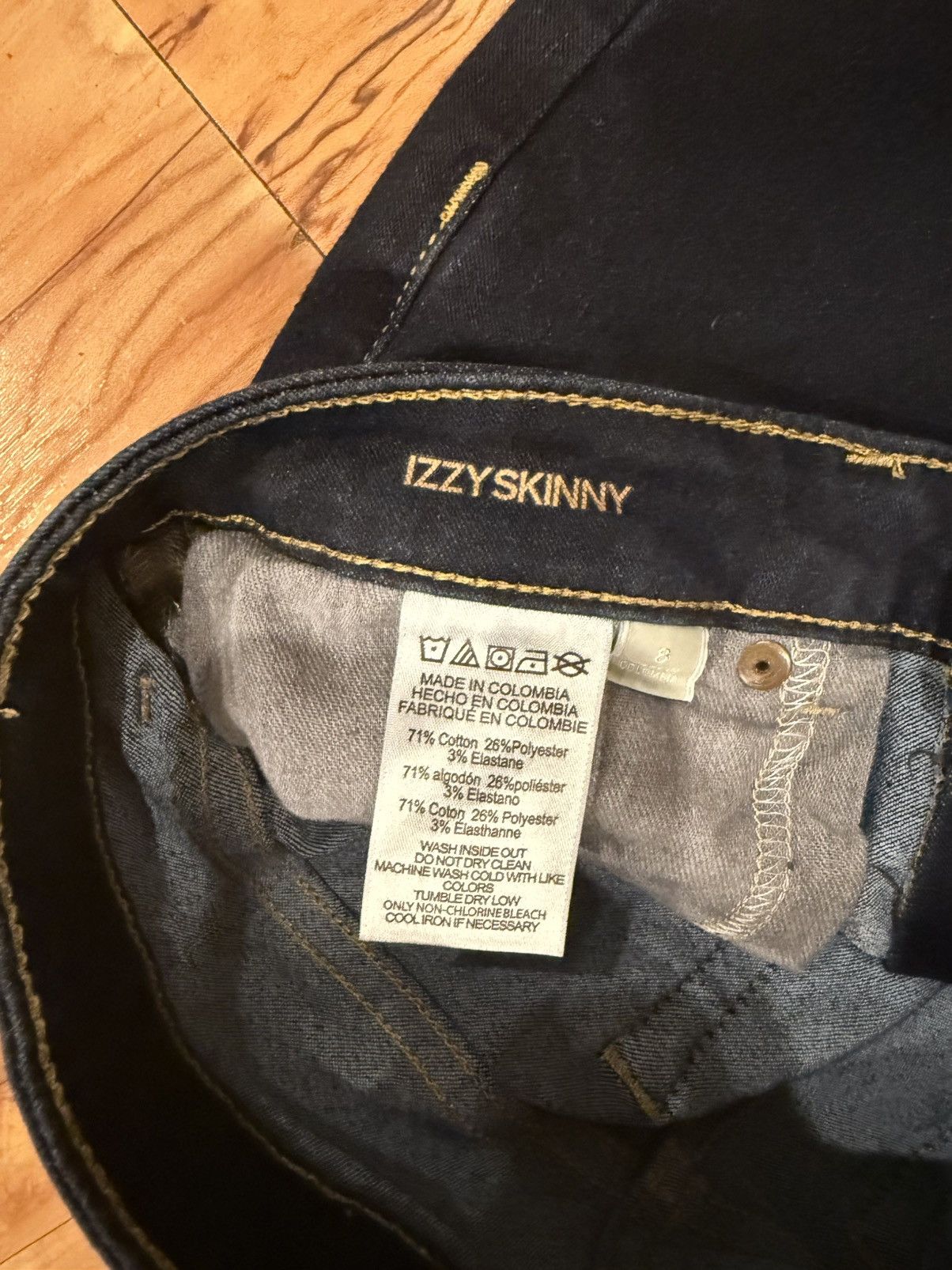 Michael Kors Michael Kors Izzy Skinny Jeans- Dark Wash, Mid-Rise Size 8 Size 30" / US 8 / IT 44 - 6 Thumbnail