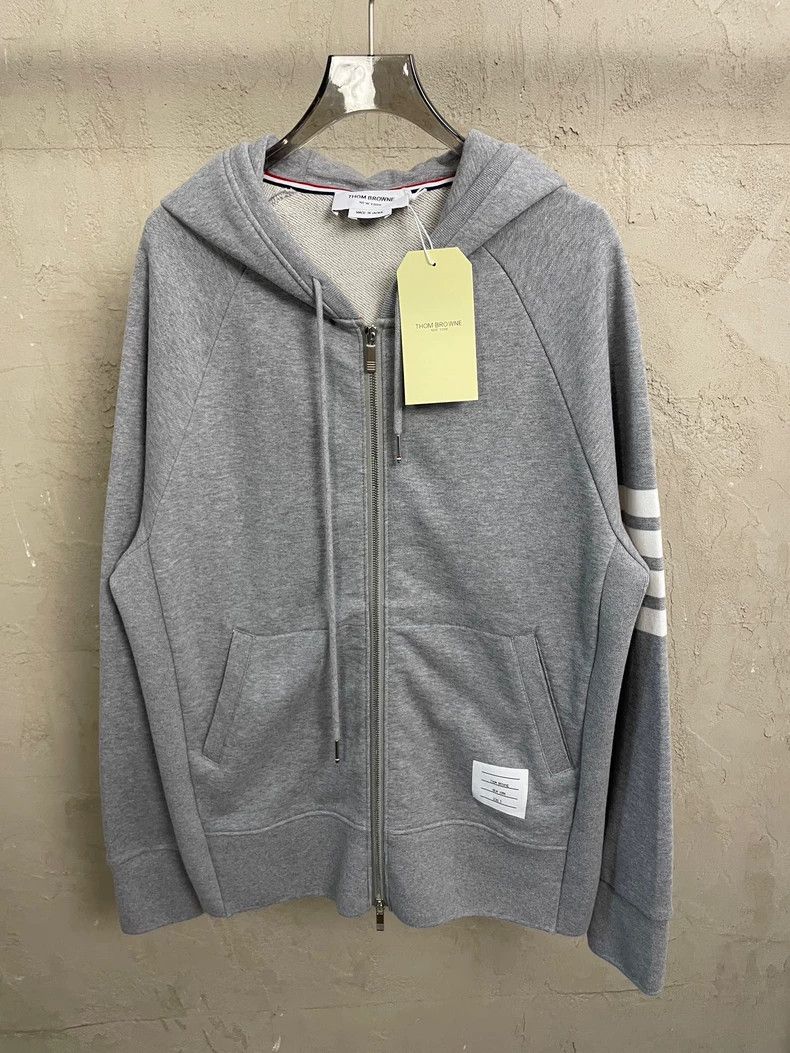 Thom Browne Thom Browne size5 Gray zipper jacket and hoodie Size US XXL / EU 58 / 5 - 3 Thumbnail
