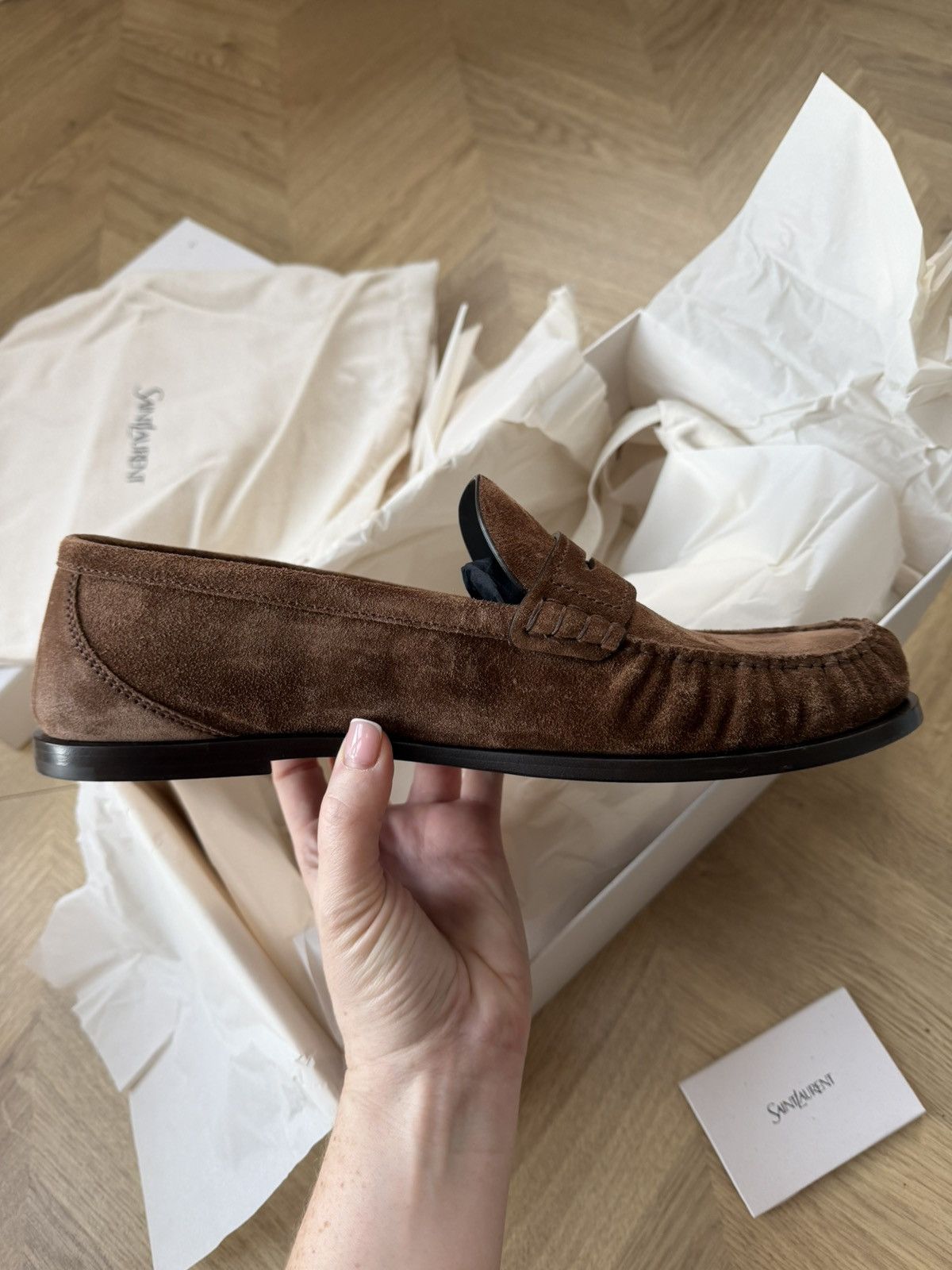 Saint Laurent Paris Saint laurent loafers Size US 11 / EU 44 - 14 Thumbnail