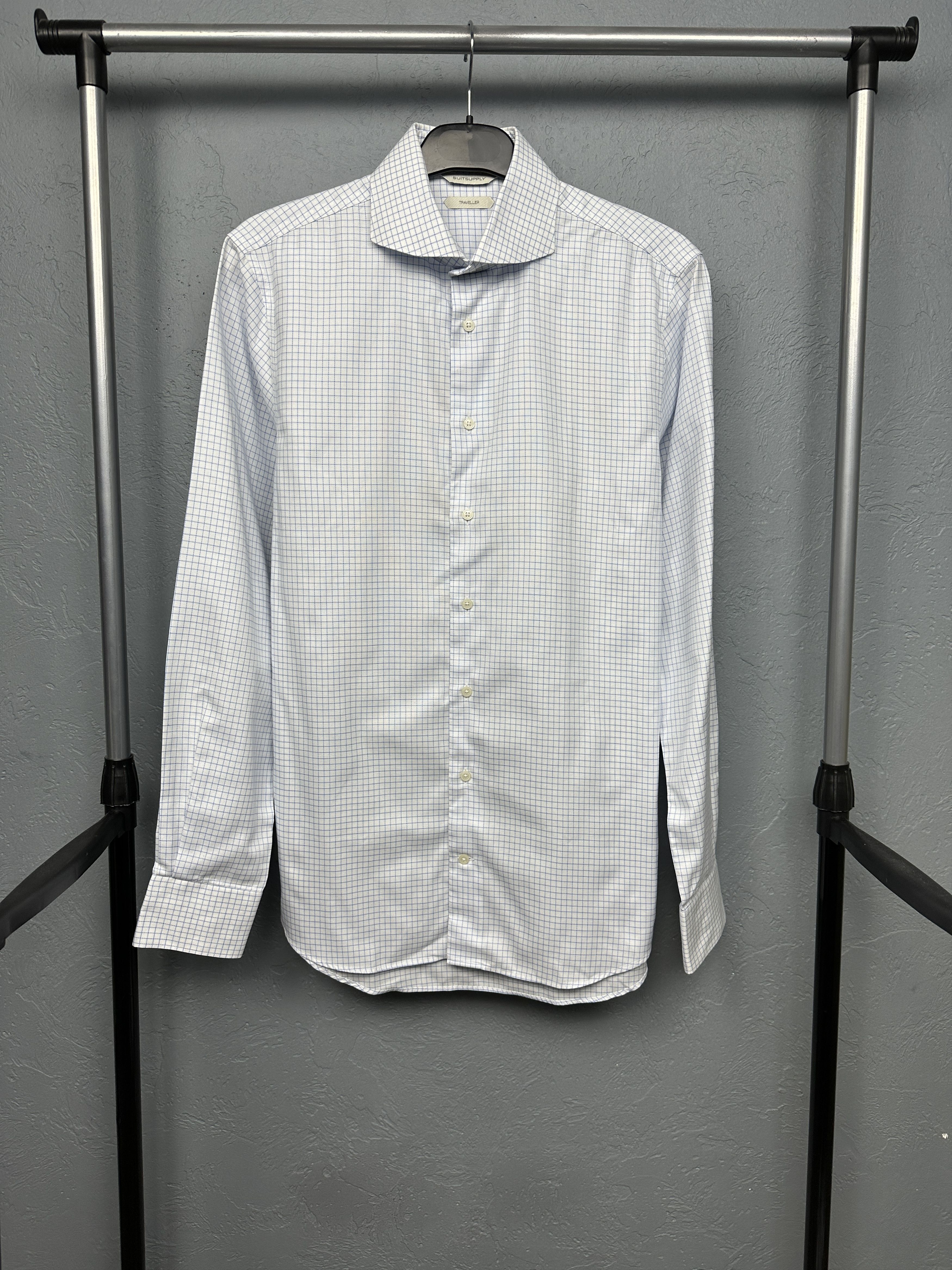 Suitsupply Suitsupply Mens Long Sleeve Shirt Size US S / EU 44-46 / 1 - 1 Thumbnail