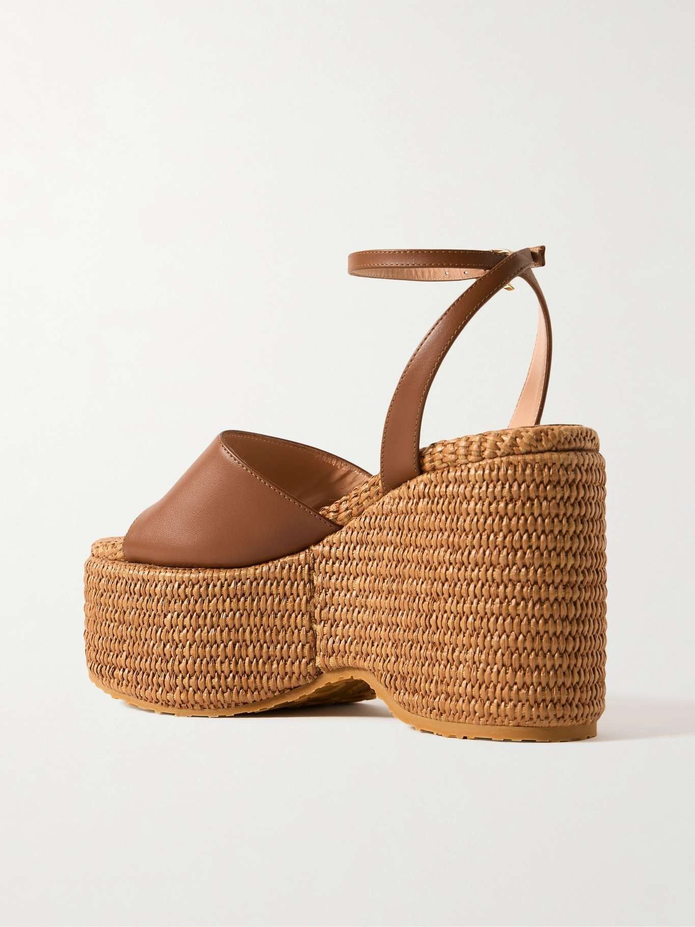 Gianvito Rossi o1s22i1n0425 Thalia Sandals in Brown Size US 9 / IT 39 - 3 Thumbnail