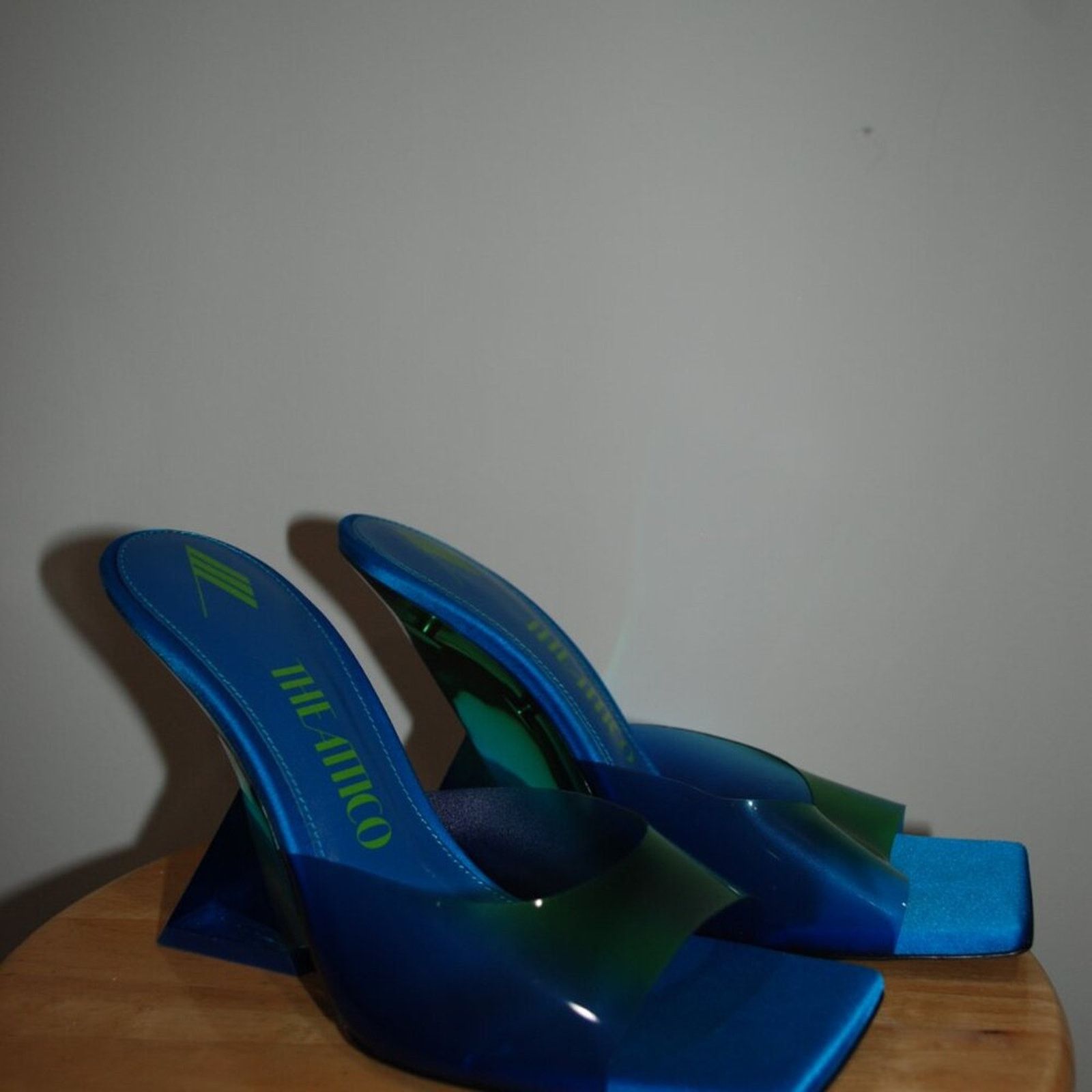 The Attico The Attico Cheope PVC mules IT40 / US10 Size US 10 / IT 40 - 9 Thumbnail