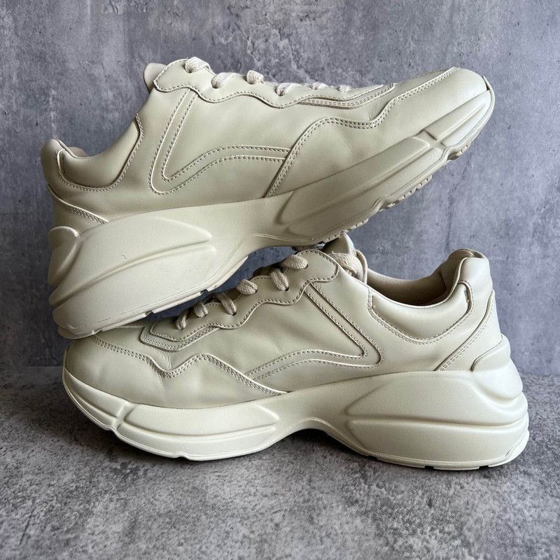 Gucci Gucci Rhyton Wave Print Low-top Sneakers - Size US 8 / EU 41 - 7 Thumbnail