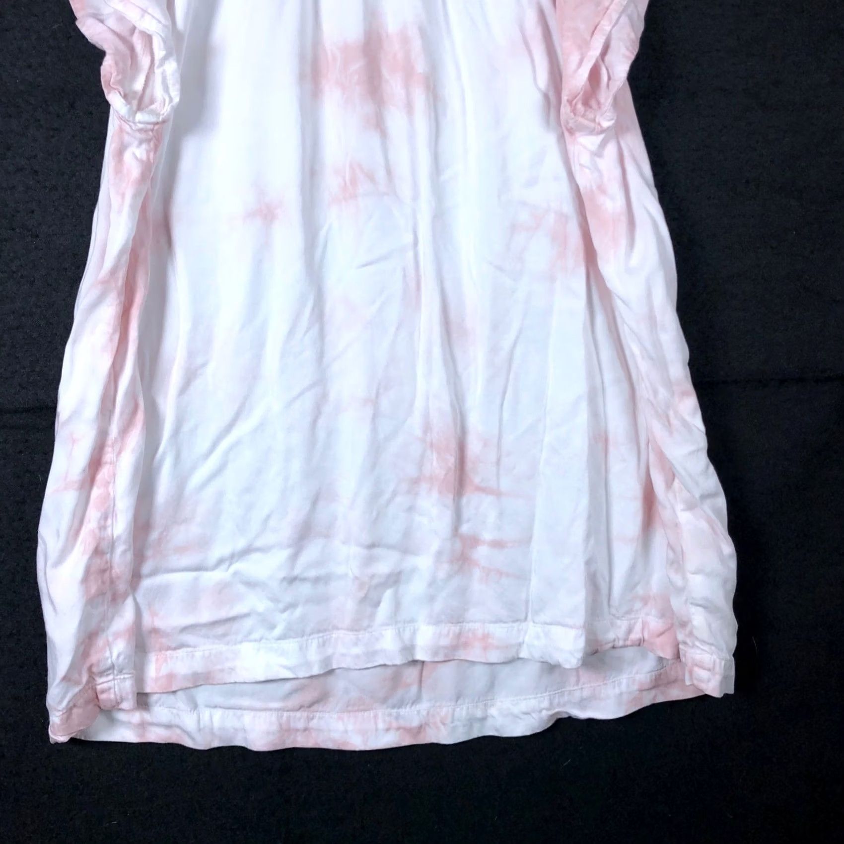 CLOT Cloth & Stone Womens Top Whispy Pink Evereve Elastic Neck Flutter Small Shirt T-Shirt Casual Workwear Relaxed Fit Womens Size S / US 4 / IT 40 - 3 Thumbnail