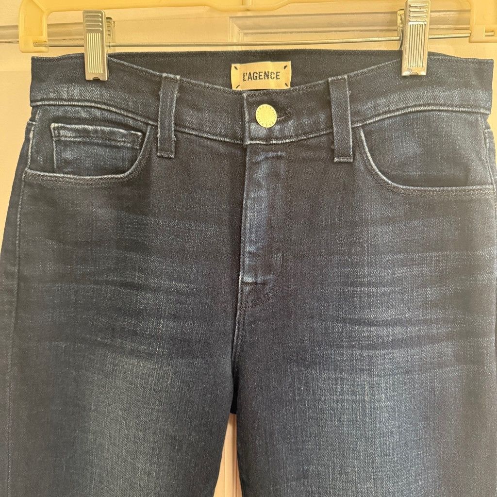 L'AGENCE Women's L'AGENCE Jeans, Size 26, Dark Blue Size 26" / US 2 / IT 38 - 5 Thumbnail