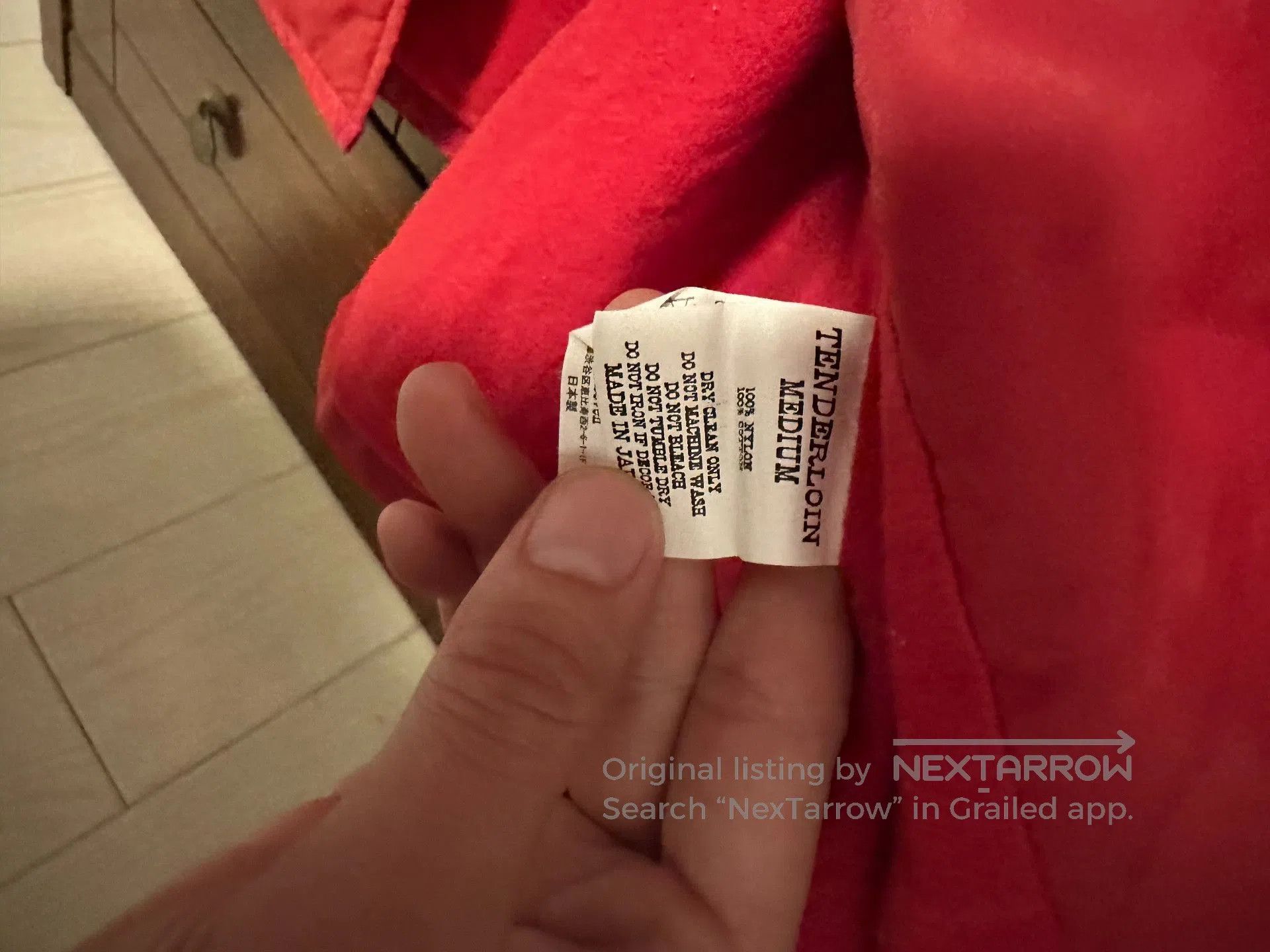 Tenderloin Limited Red Workwear Coach Jacket M. Size US M / EU 48-50 / 2 - 5 Thumbnail