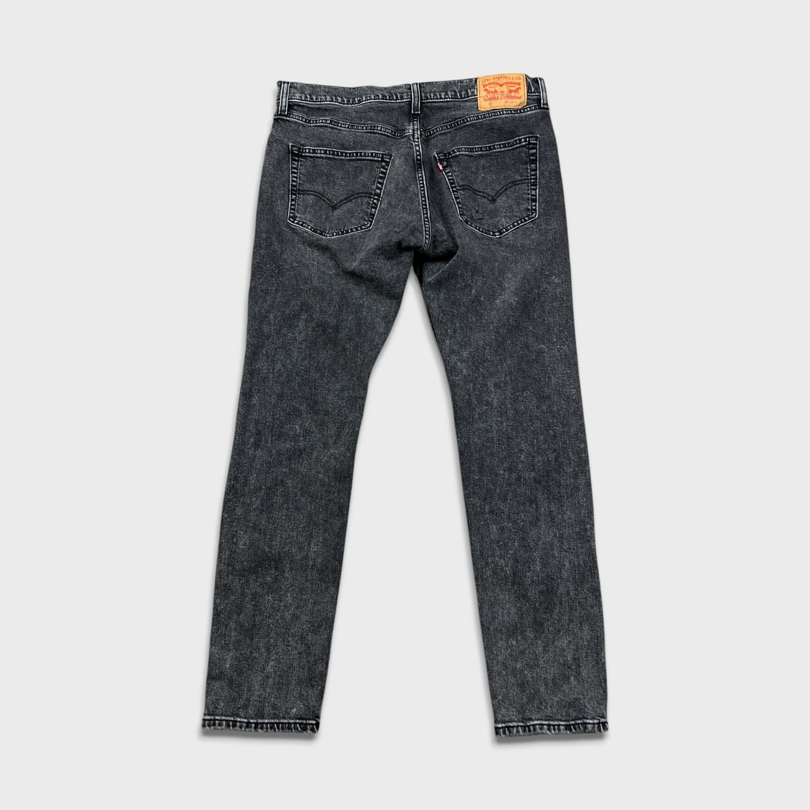Levi's × Vintage Levi's 512 Jeans 34x30 Slim Taper Leg Distressed Stretch Size US 34 / EU 50 - 6 Thumbnail