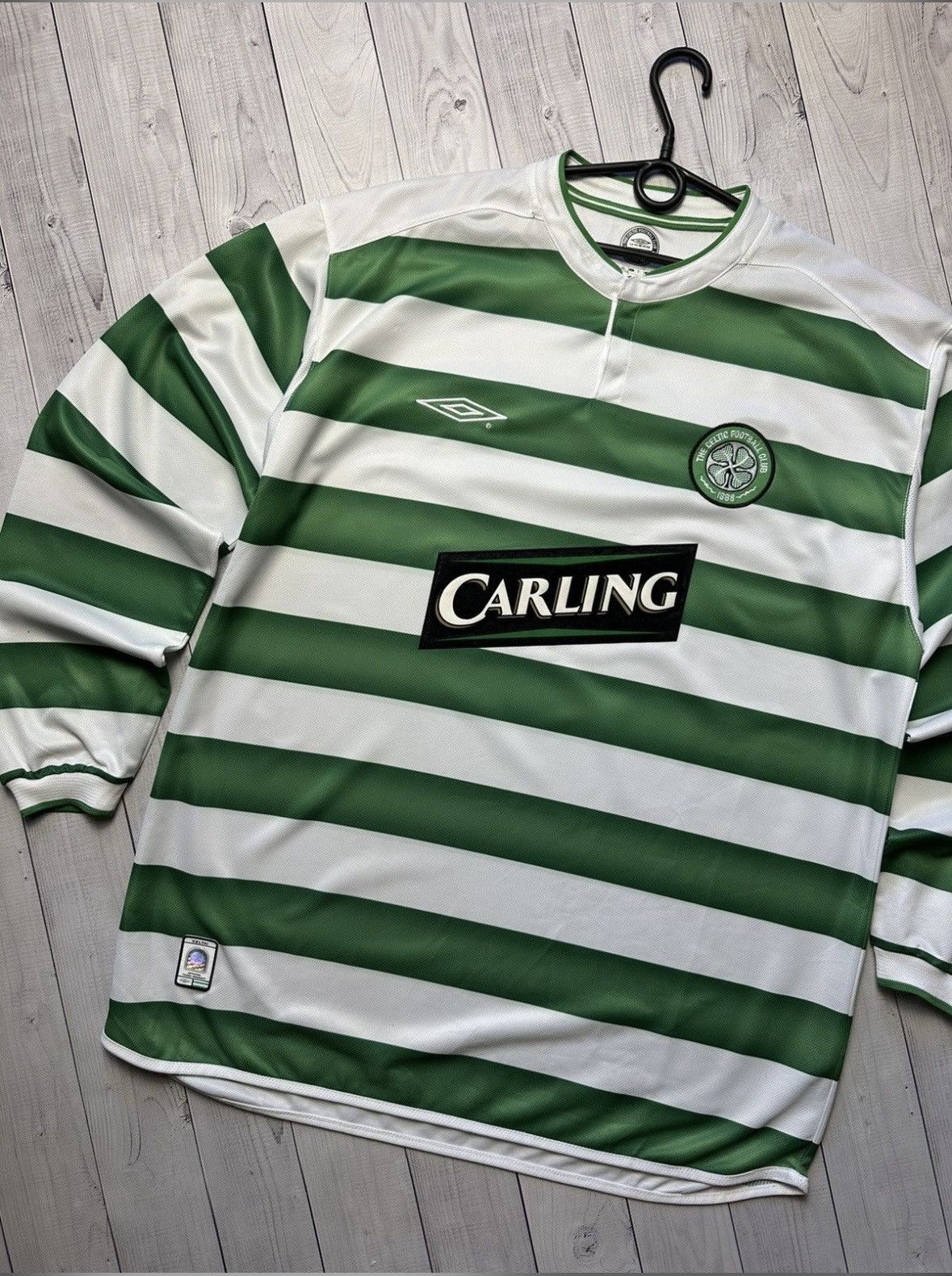 Umbro × Vintage Vintage Umbro Celtic soccer jersey long sleeve size XL Size US XL / EU 56 / 4 - 3 Thumbnail
