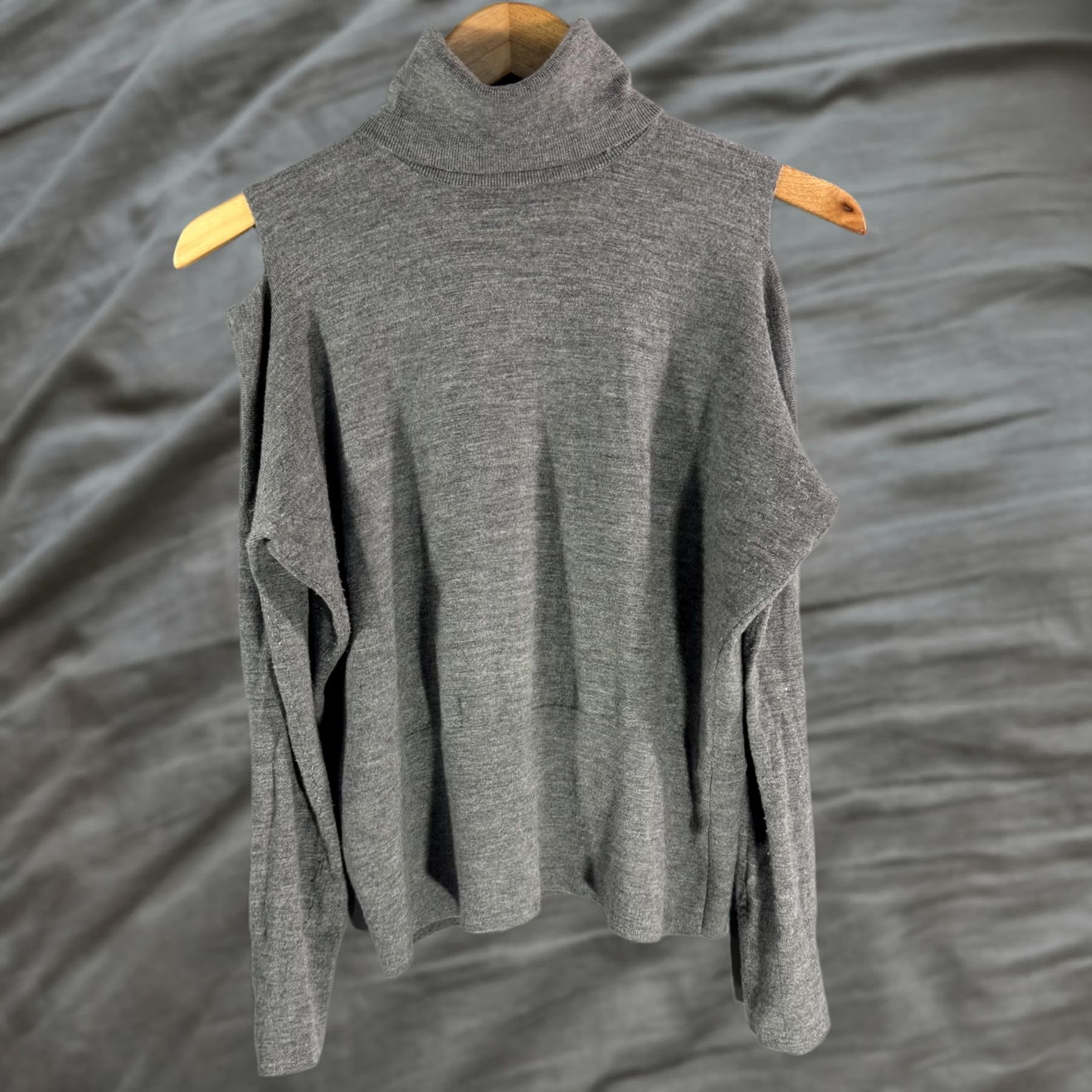 Vince Vince Gray Turtleneck Knit Sweater Women Small Size S / US 4 / IT 40 - 1 Thumbnail