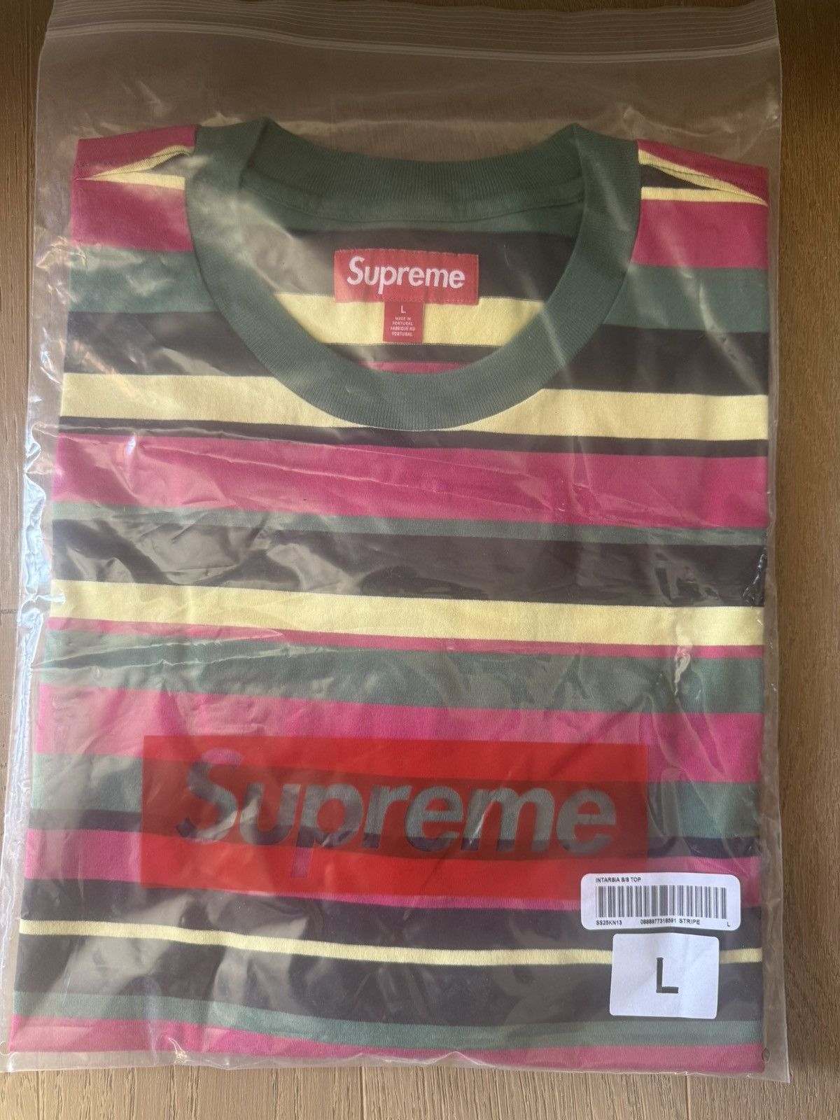 Supreme Supreme Intarsia S/S Top Stripe SS25 Large Size US L / EU 52-54 / 3 - 3 Thumbnail