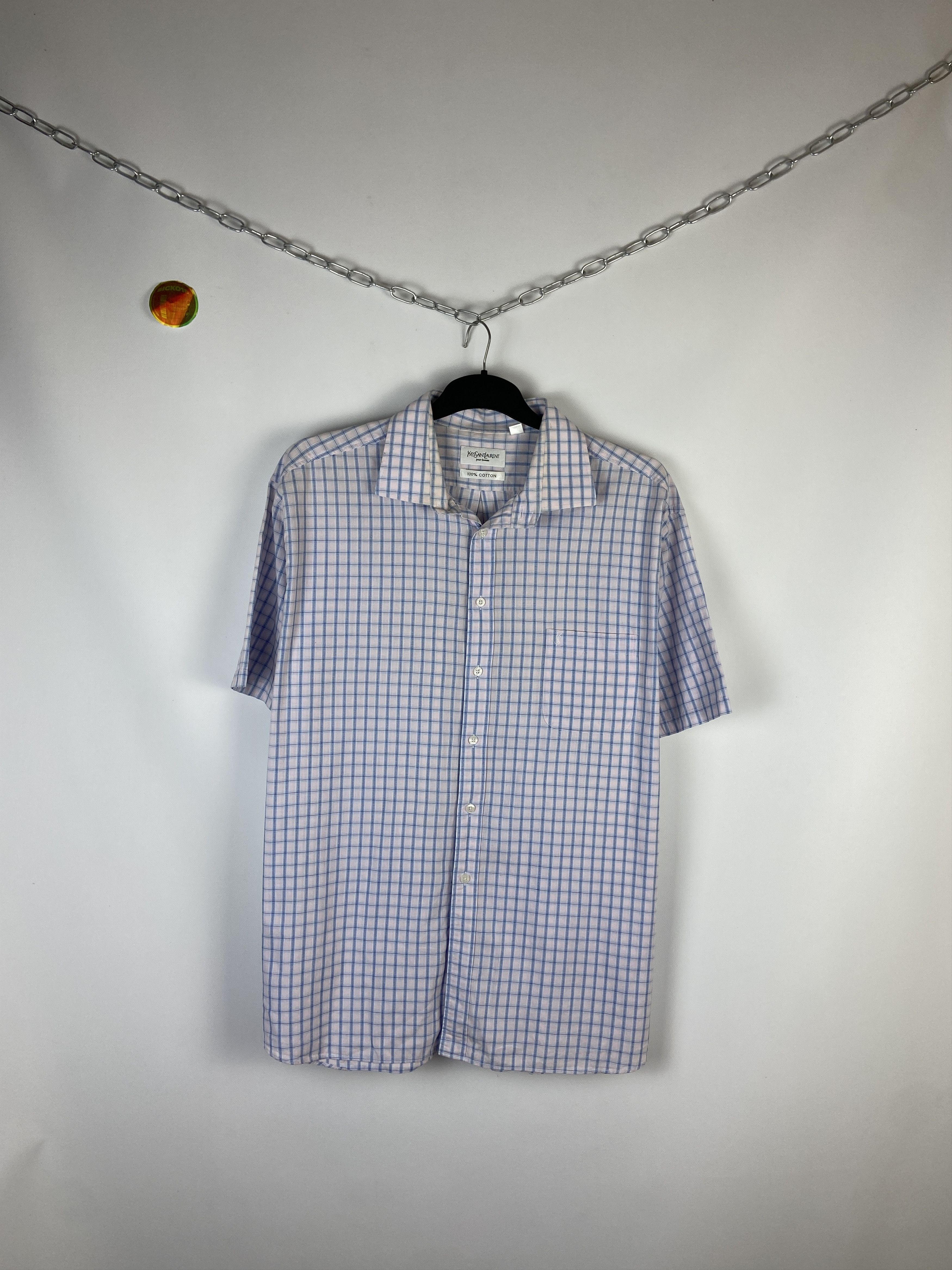 Vintage Vintage Yves Saint Laurent Ysl Pour Homme Shirt Size US XXL / EU 58 / 5 - 1 Thumbnail