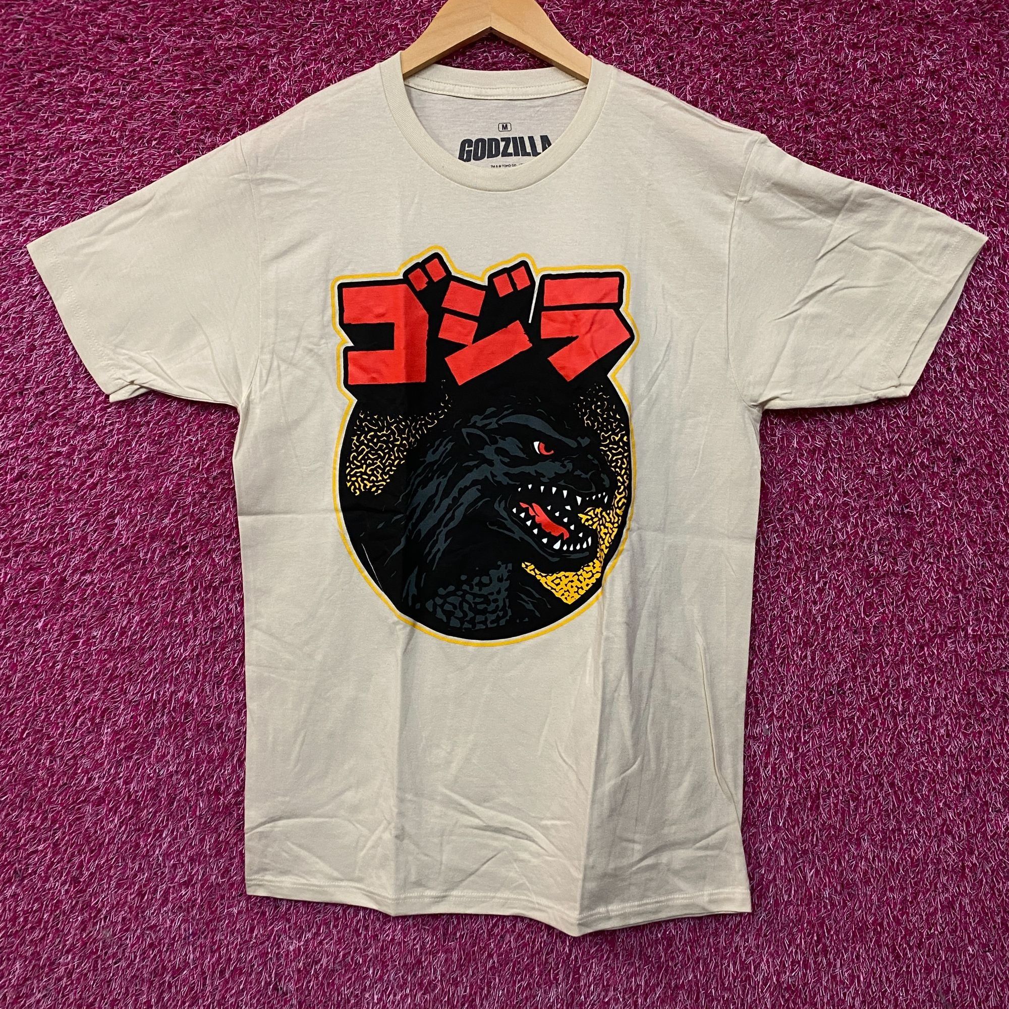 Other Godzilla Classic Retro Art Kanji King Circle Graphic T-Shirt Size US M / EU 48-50 / 2 - 1 Thumbnail