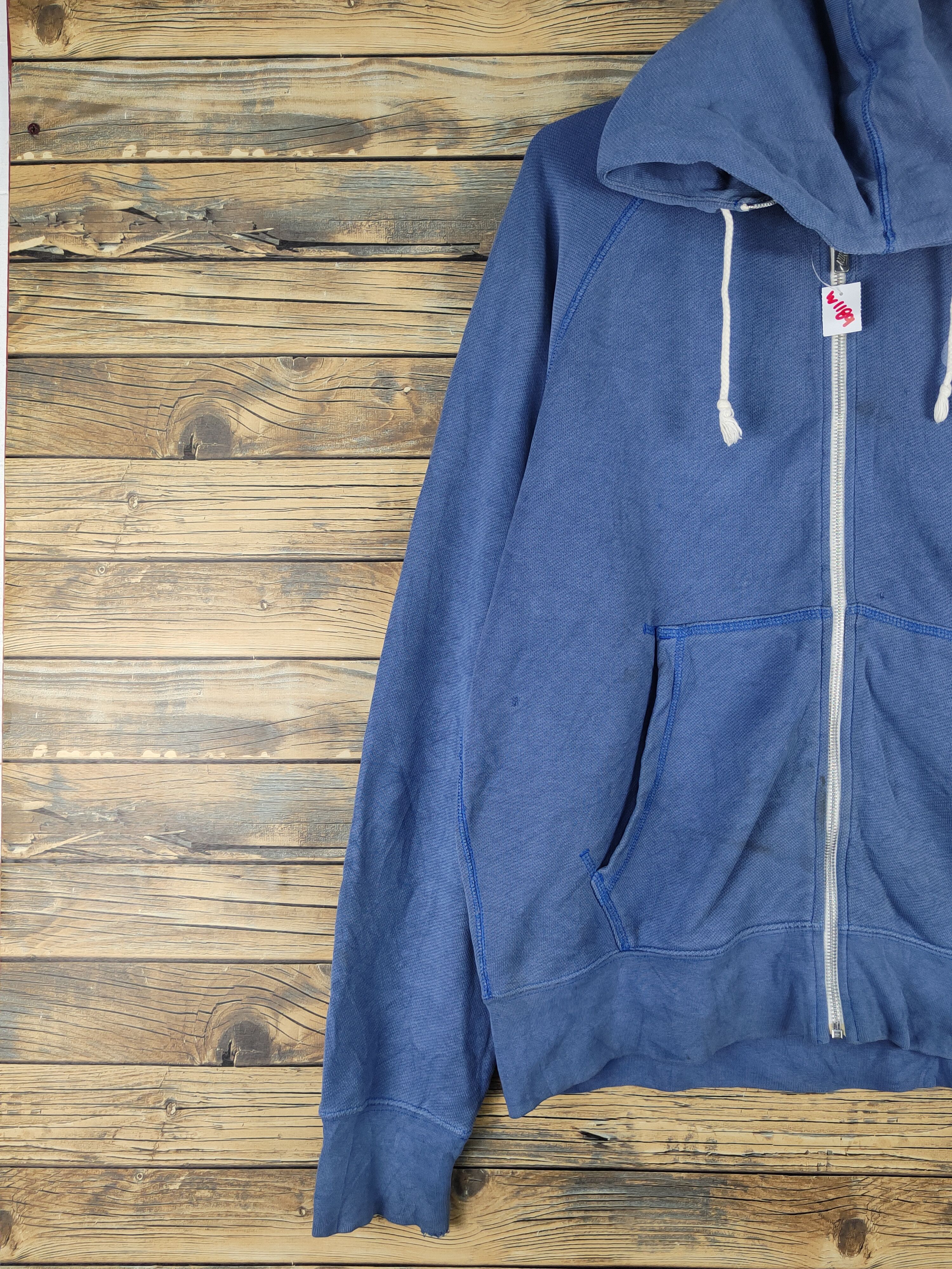 Nike Nike vintage Blue Hoodie Sweaters #W1189 Size US L / EU 52-54 / 3 - 3 Thumbnail