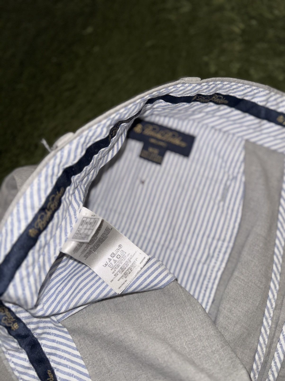 Brooks Brothers [W36] Brooks Brothers USA Washed Cotton Trousers Gray Size US 36 / EU 52 - 4 Thumbnail