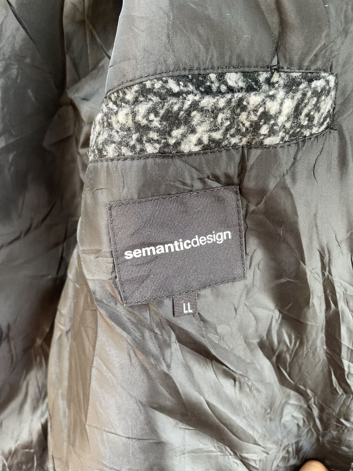 Japanese Brand Vintage Semantic Design Zipper Jacket Size US L / EU 52-54 / 3 - 6 Thumbnail
