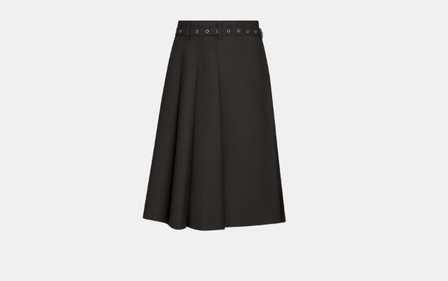image of Dior O1Bcso1Str0224 Skirt In Black, Women's (Size 34)